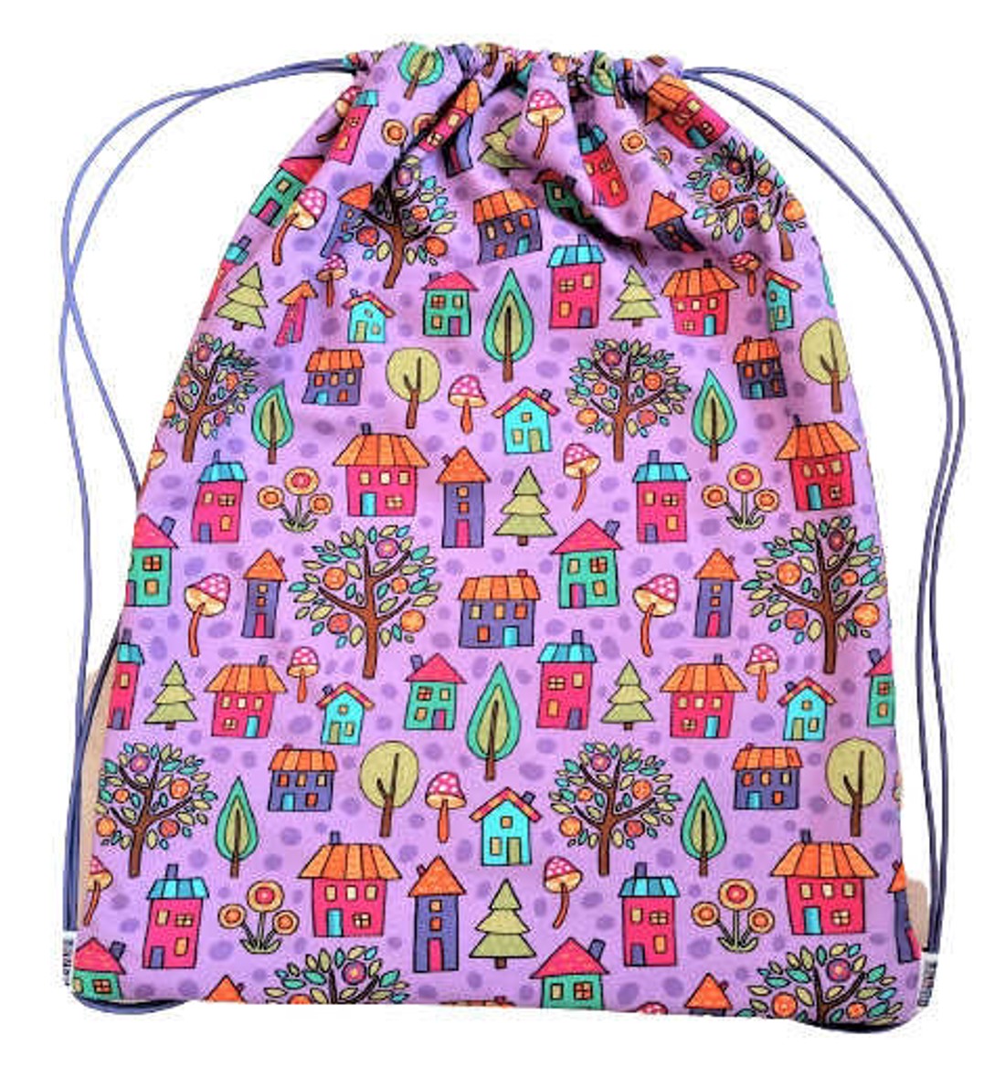 Iskolás, óvodás tornazsák házak - játék & sport - ovis felszerelés - ovis tornazsák - Meska.hu