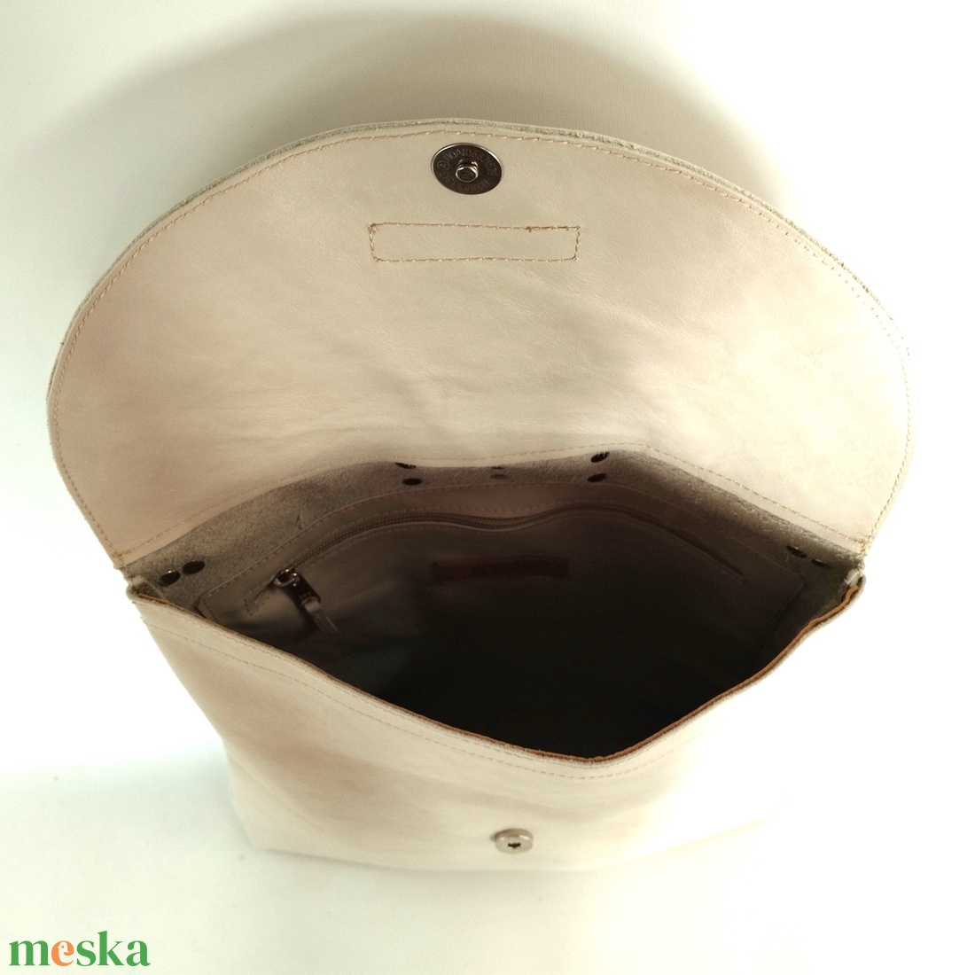 Bézs hátitáska bőrből vállra is Classica 012 Plus - táska & tok - variálható táska - Meska.hu Bézs hátitáska bőrből vállra is Classica 012 Plus - táska & tok - variálható táska - Meska.hu