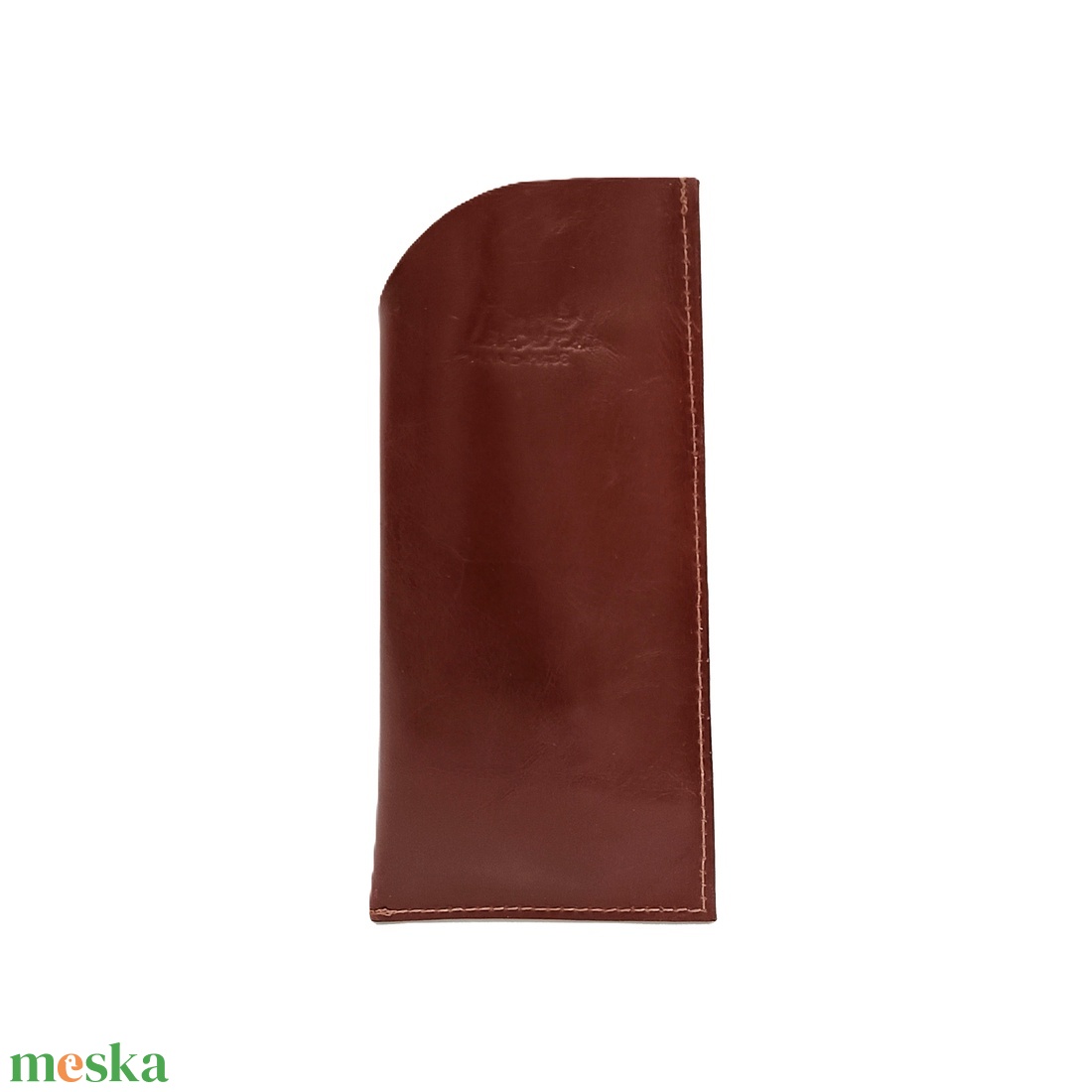Sötétbarna bőr szemüvegtok Oculos 027 M - táska & tok - pénztárca & más tok - szemüvegtok - Meska.hu