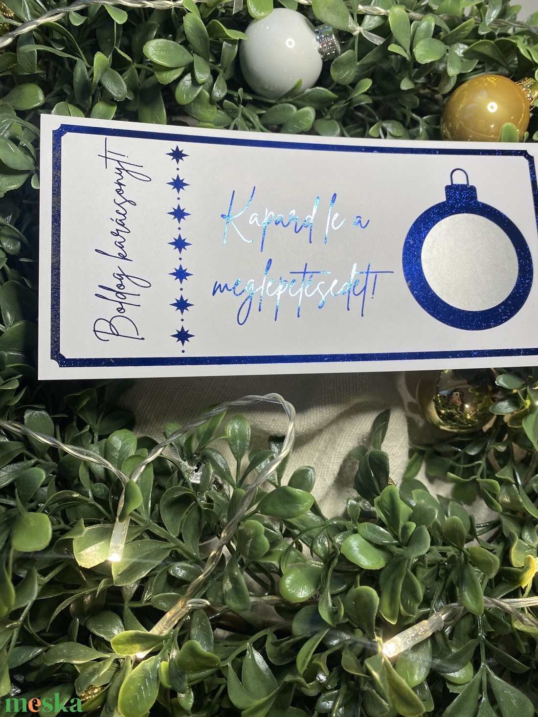 Egyedi fóliázott karácsonyi piros/kék/zöld ajándékutalvány lekaparhatós felülettel - otthon & életmód - papír, írószer - egyedi szerkesztés - Meska.hu Egyedi fóliázott karácsonyi piros/kék/zöld ajándékutalvány lekaparhatós felülettel - otthon & életmód - papír, írószer - egyedi szerkesztés - Meska.hu