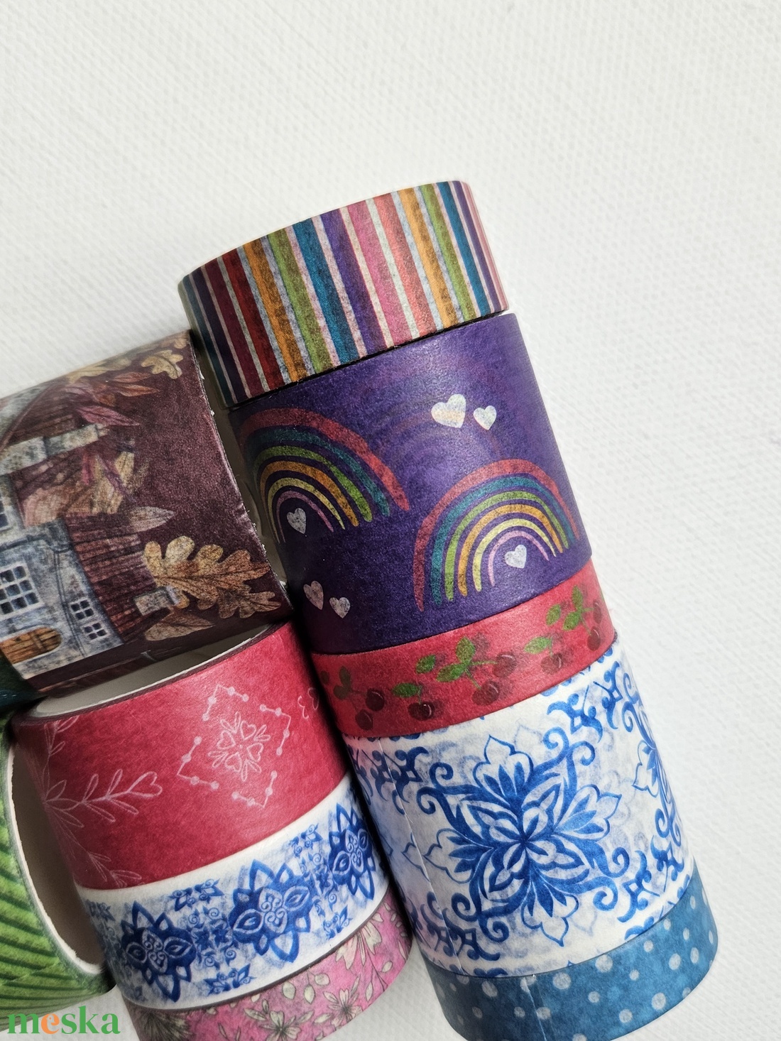 Mintás szalag / washi szalag szett kreatív alkotásokhoz - kellékek & szerszámok - papír - dekorációs papír - Meska.hu