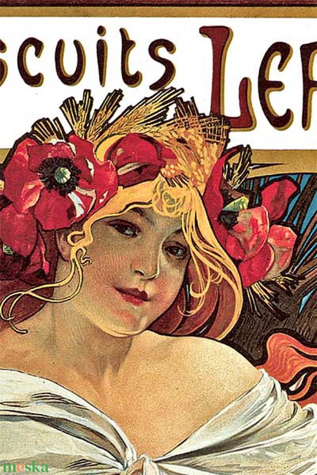 Alfons Mucha-Biscuits Le Févre Utile üvegkép - otthon & életmód - dekoráció - kép & falikép - üvegkép - Meska.hu Alfons Mucha-Biscuits Le Févre Utile üvegkép - otthon & életmód - dekoráció - kép & falikép - üvegkép - Meska.hu