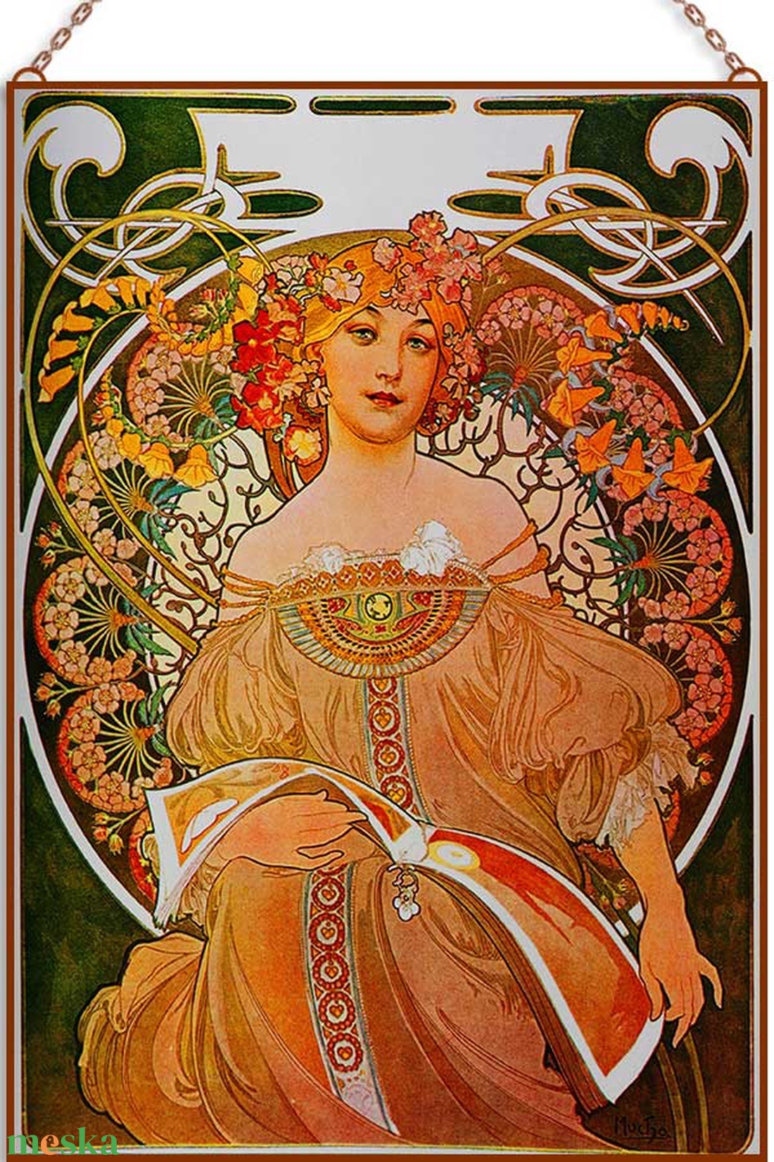 Alfons Mucha - Álmodozás - otthon & életmód - dekoráció - kép & falikép - Meska.hu Alfons Mucha - Álmodozás - otthon & életmód - dekoráció - kép & falikép - Meska.hu
