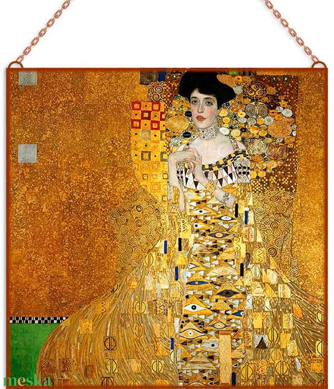Gustav Klimt - Adele Bloch portréja - otthon & életmód - dekoráció - kép & falikép - üvegkép - Meska.hu Gustav Klimt - Adele Bloch portréja - otthon & életmód - dekoráció - kép & falikép - üvegkép - Meska.hu