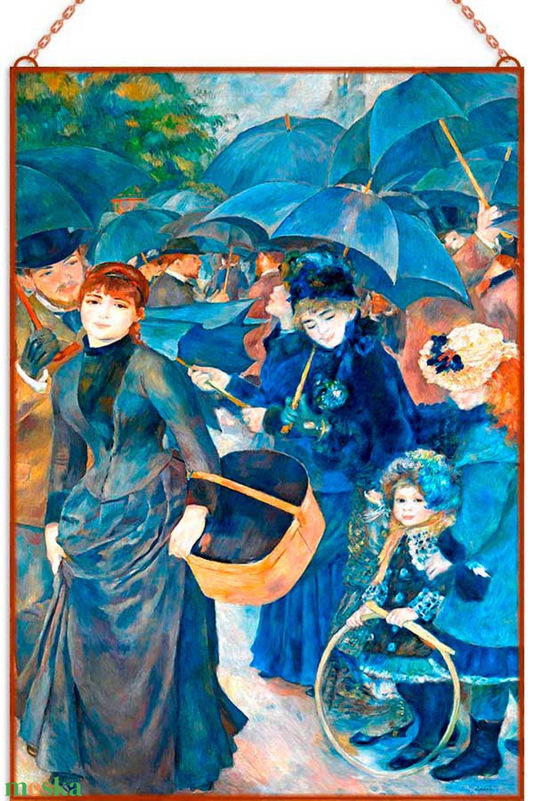 Renoir-Umbrellas (üvegkép) - otthon & életmód - dekoráció - kép & falikép - fából készült kép - Meska.hu Renoir-Umbrellas (üvegkép) - otthon & életmód - dekoráció - kép & falikép - fából készült kép - Meska.hu