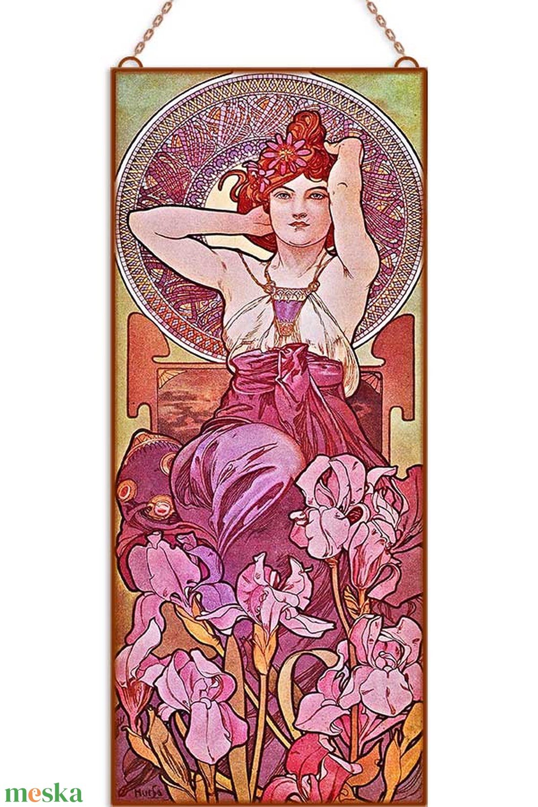 Alfons Mucha-Ékkövek (garnitúra) - otthon & életmód - dekoráció - kép & falikép - üvegkép - Meska.hu Alfons Mucha-Ékkövek (garnitúra) - otthon & életmód - dekoráció - kép & falikép - üvegkép - Meska.hu