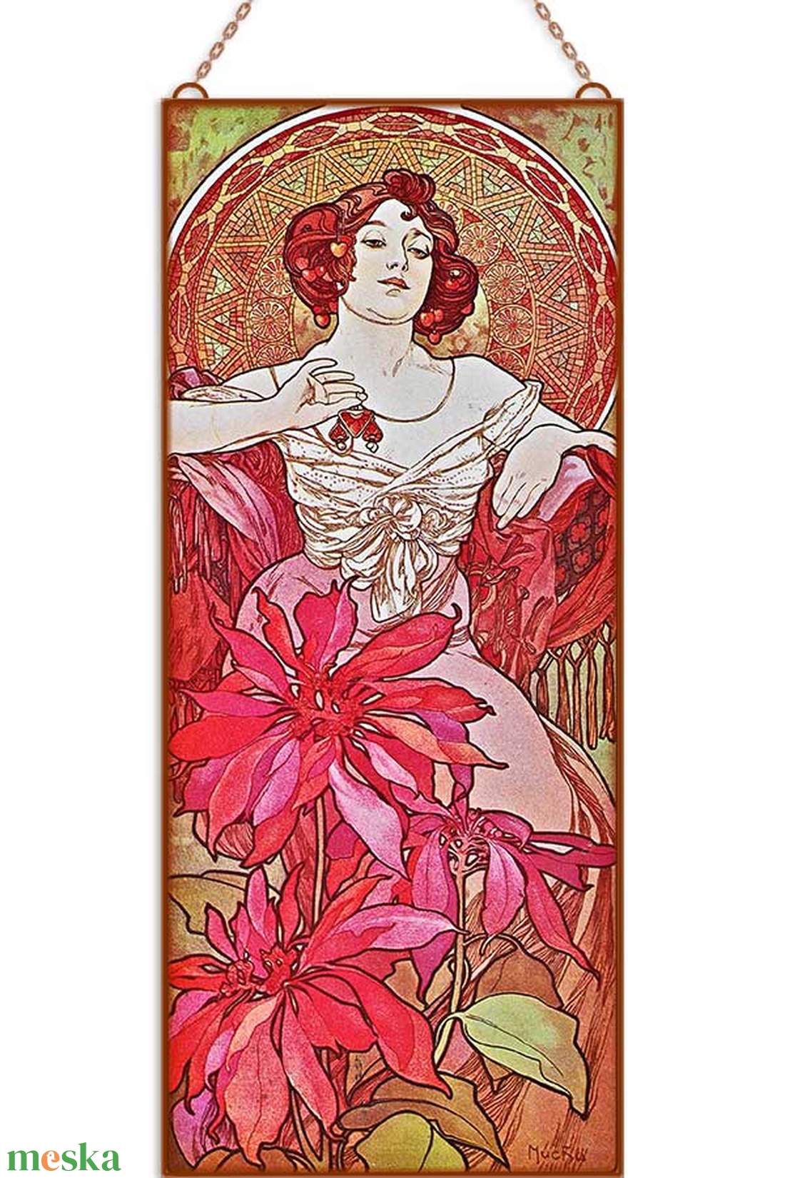 Alfons Mucha-Ékkövek (garnitúra) - otthon & életmód - dekoráció - kép & falikép - üvegkép - Meska.hu Alfons Mucha-Ékkövek (garnitúra) - otthon & életmód - dekoráció - kép & falikép - üvegkép - Meska.hu