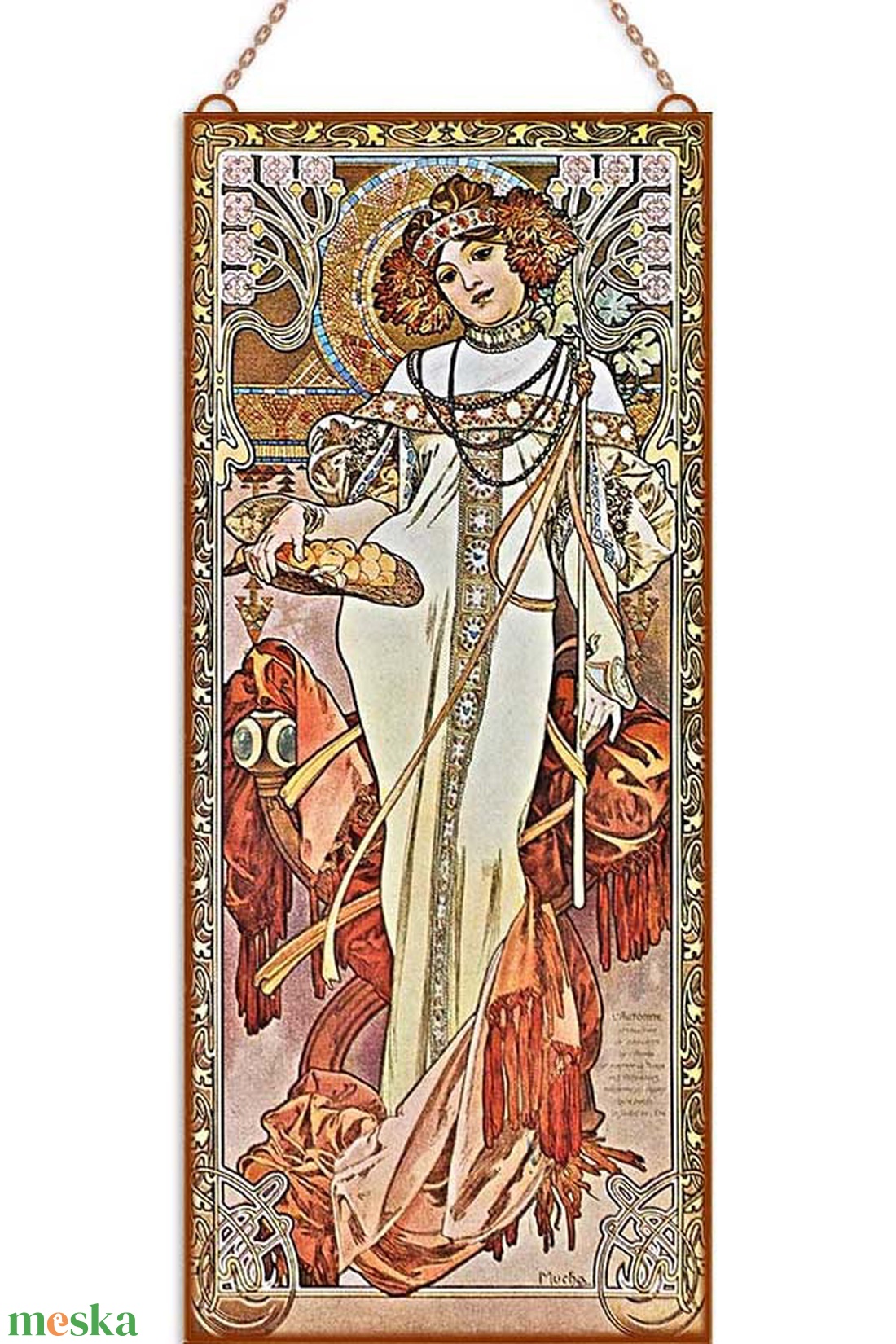Alfons Mucha-Évszakok (garnitúra) - otthon & életmód - dekoráció - kép & falikép - üvegkép - Meska.hu Alfons Mucha-Évszakok (garnitúra) - otthon & életmód - dekoráció - kép & falikép - üvegkép - Meska.hu