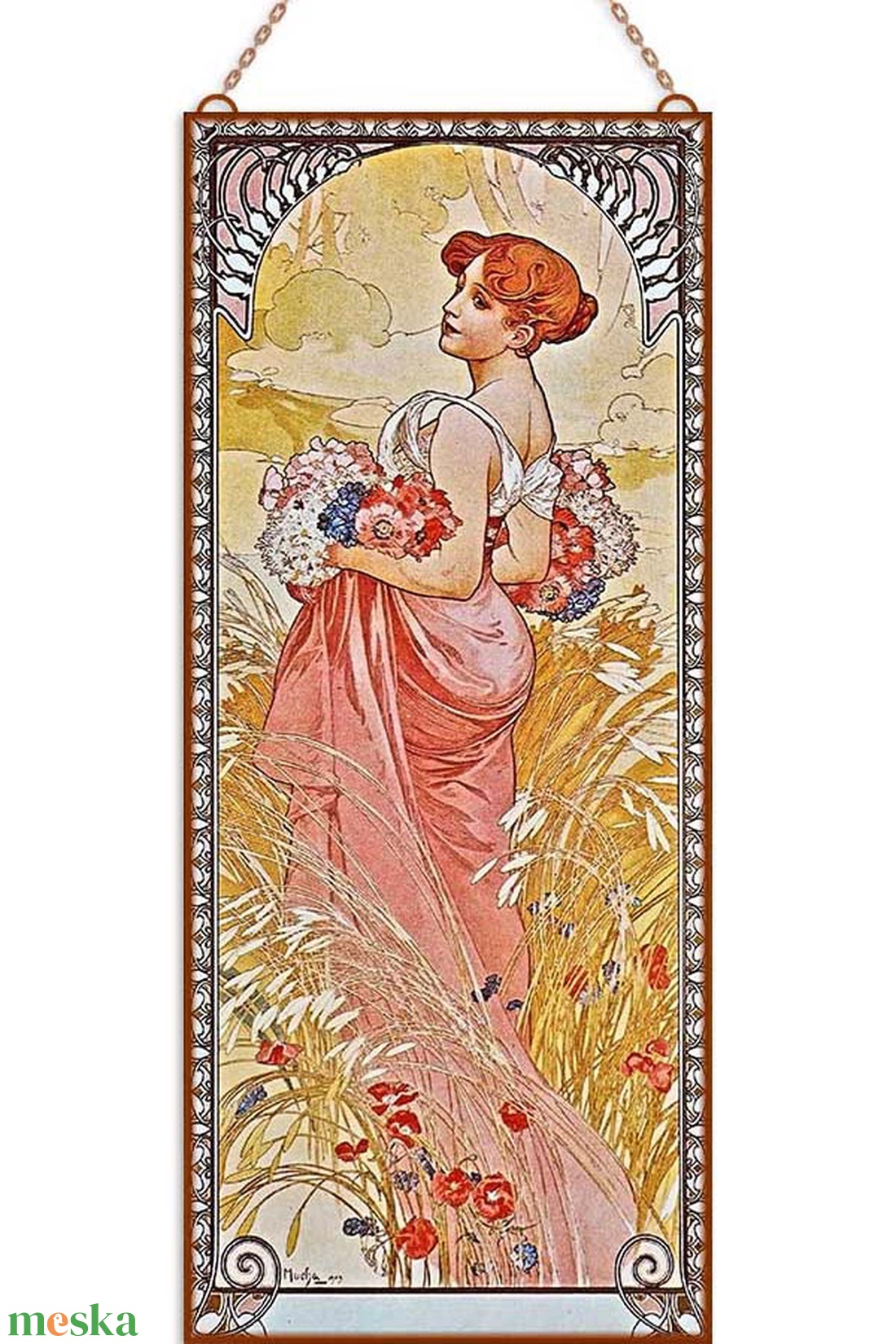 Alfons Mucha-Évszakok (garnitúra) - otthon & életmód - dekoráció - kép & falikép - üvegkép - Meska.hu Alfons Mucha-Évszakok (garnitúra) - otthon & életmód - dekoráció - kép & falikép - üvegkép - Meska.hu