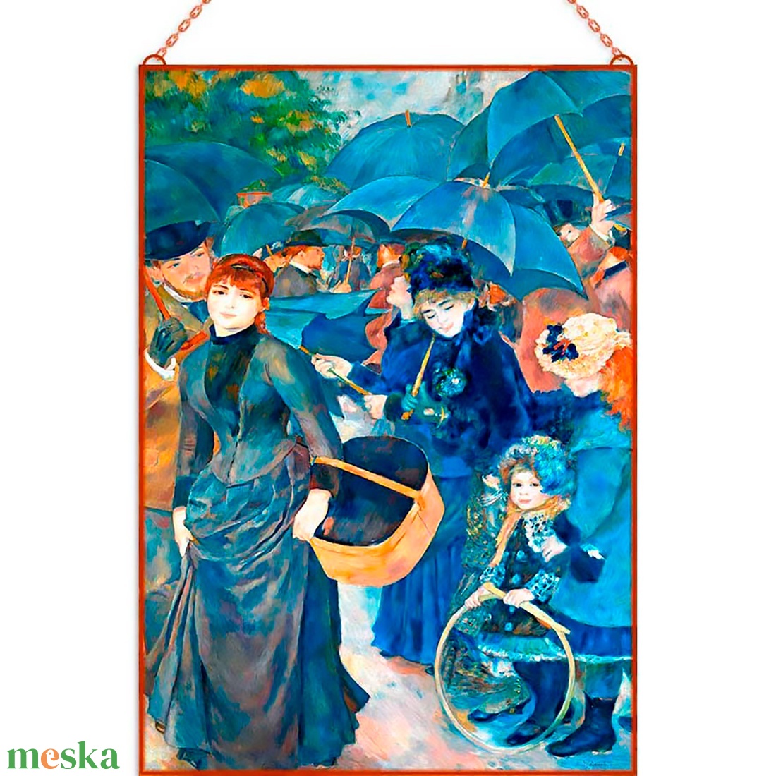 Renoir-Umbrellas (üvegkép) - otthon & életmód - dekoráció - kép & falikép - fából készült kép - Meska.hu Renoir-Umbrellas (üvegkép) - otthon & életmód - dekoráció - kép & falikép - fából készült kép - Meska.hu