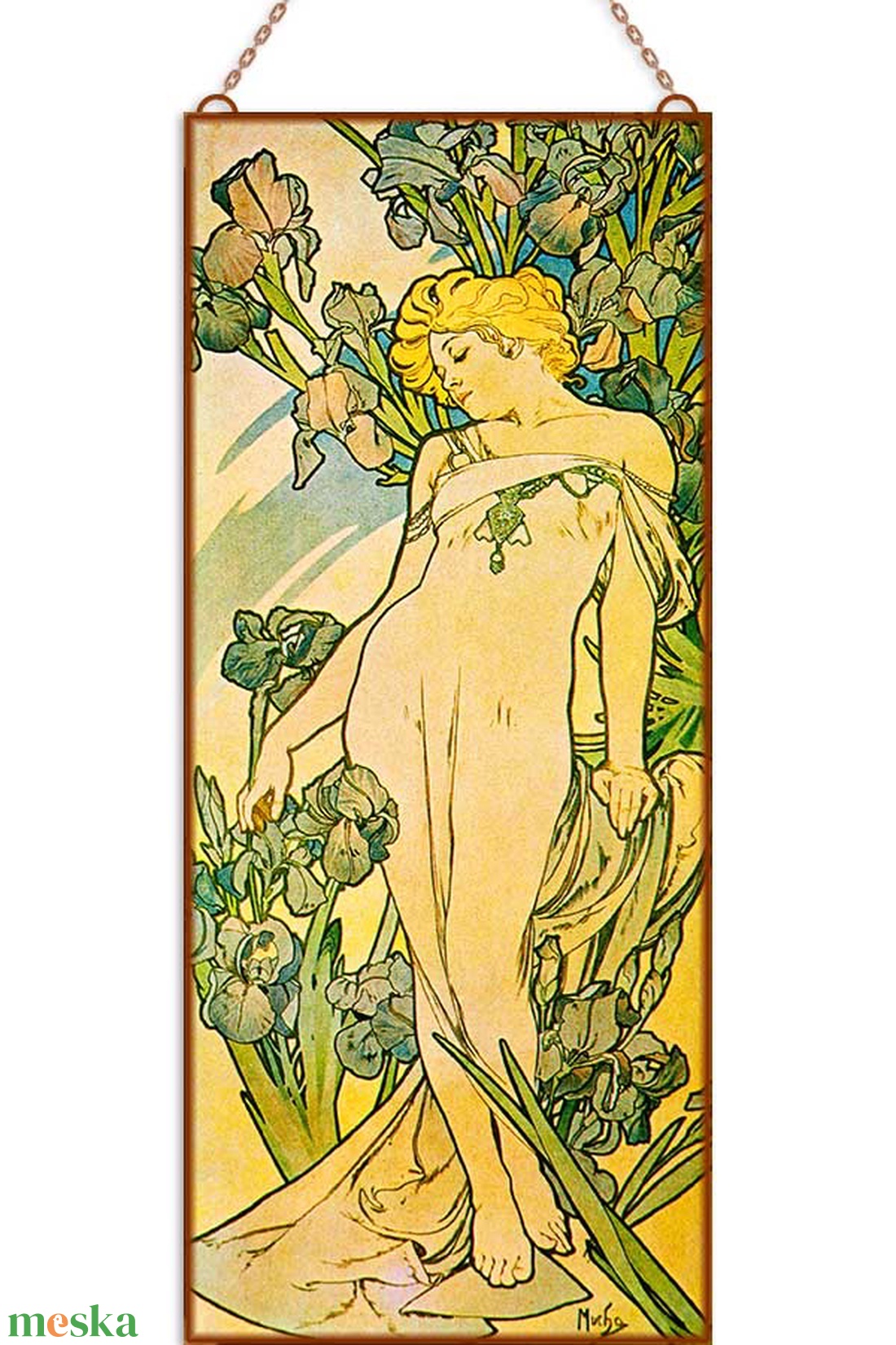 Alfons Mucha-Virágok (garnitúra) - otthon & életmód - dekoráció - kép & falikép - üvegkép - Meska.hu Alfons Mucha-Virágok (garnitúra) - otthon & életmód - dekoráció - kép & falikép - üvegkép - Meska.hu