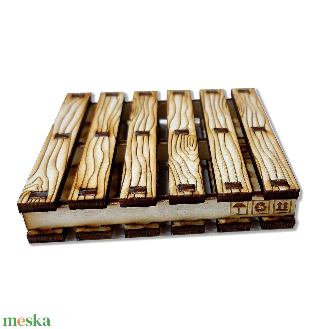 Raklap poháralátét készlet, tartóval - otthon & életmód - konyhafelszerelés, tálalás - tálalás - tányér- és poháralátét - Meska.hu