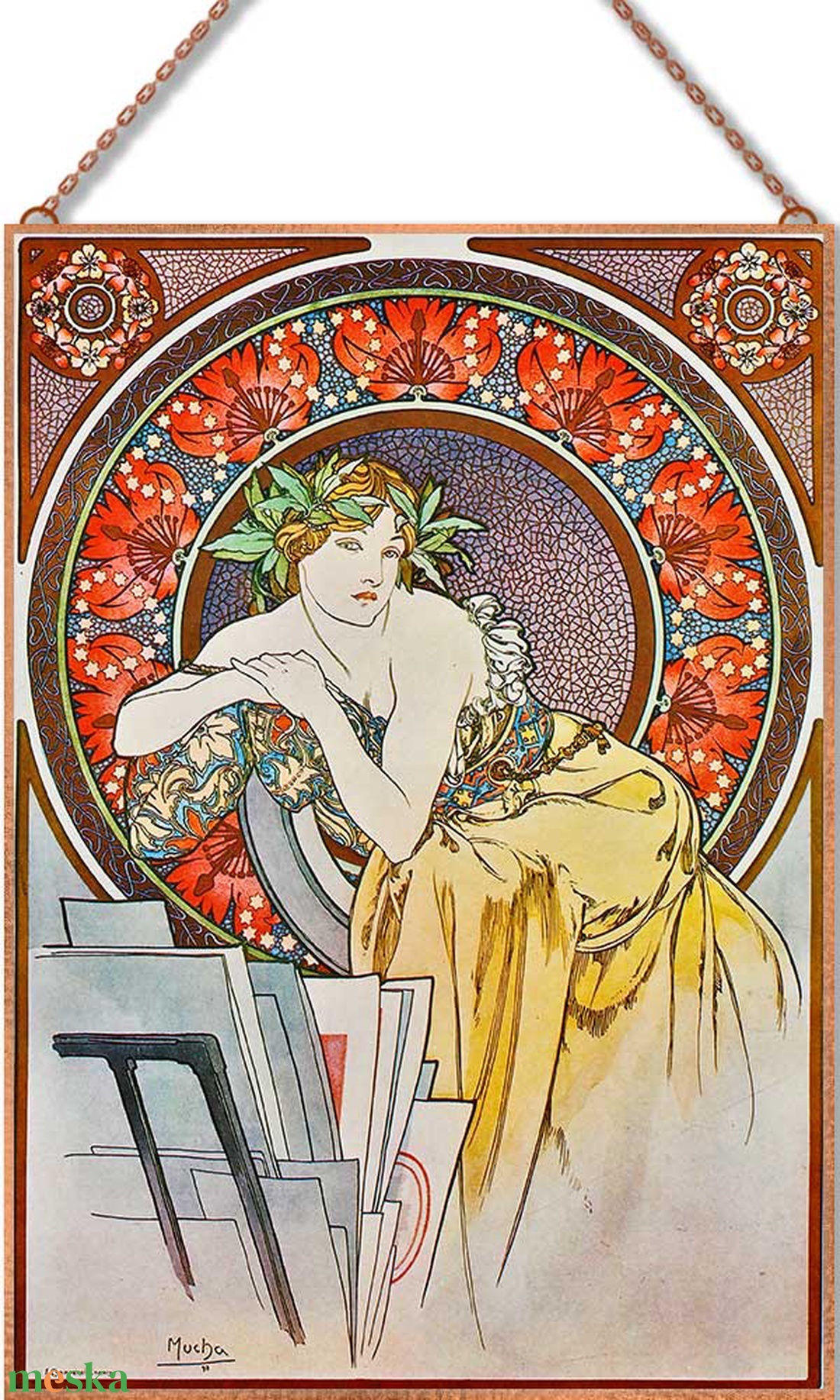 Alfons Mucha-Művészetek (garnitúra) - otthon & életmód - dekoráció - kép & falikép - üvegkép - Meska.hu Alfons Mucha-Művészetek (garnitúra) - otthon & életmód - dekoráció - kép & falikép - üvegkép - Meska.hu