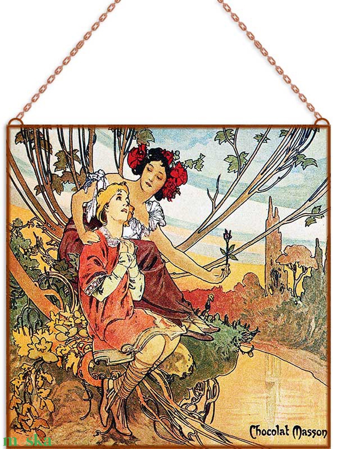 Alfons Mucha üvegkép - Chocolat Masson 2. - otthon & életmód - dekoráció - kép & falikép - üvegkép - Meska.hu Alfons Mucha üvegkép - Chocolat Masson 2. - otthon & életmód - dekoráció - kép & falikép - üvegkép - Meska.hu