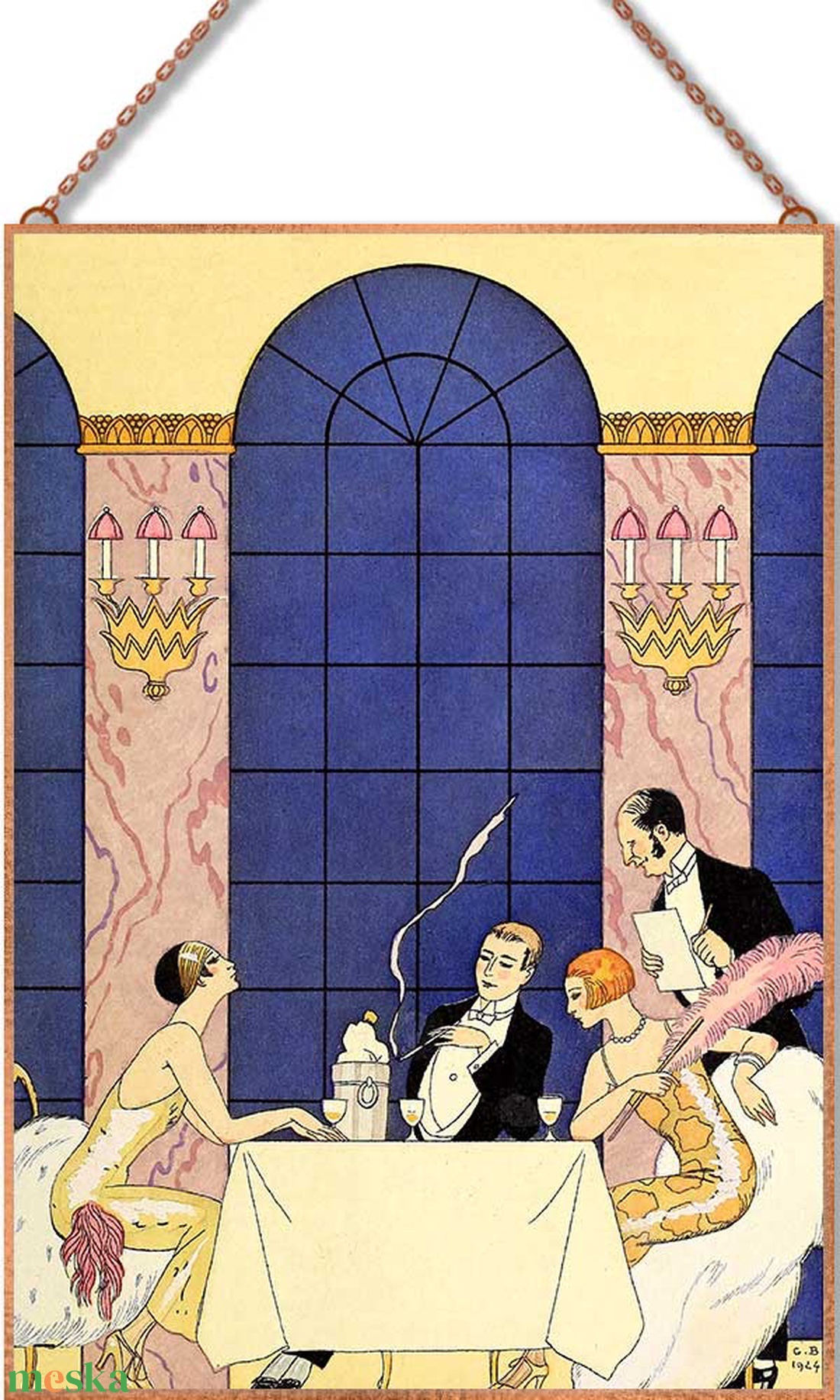 Art Deco stílusú üvegkép - otthon & életmód - dekoráció - kép & falikép - üvegkép - Meska.hu Art Deco stílusú üvegkép - otthon & életmód - dekoráció - kép & falikép - üvegkép - Meska.hu