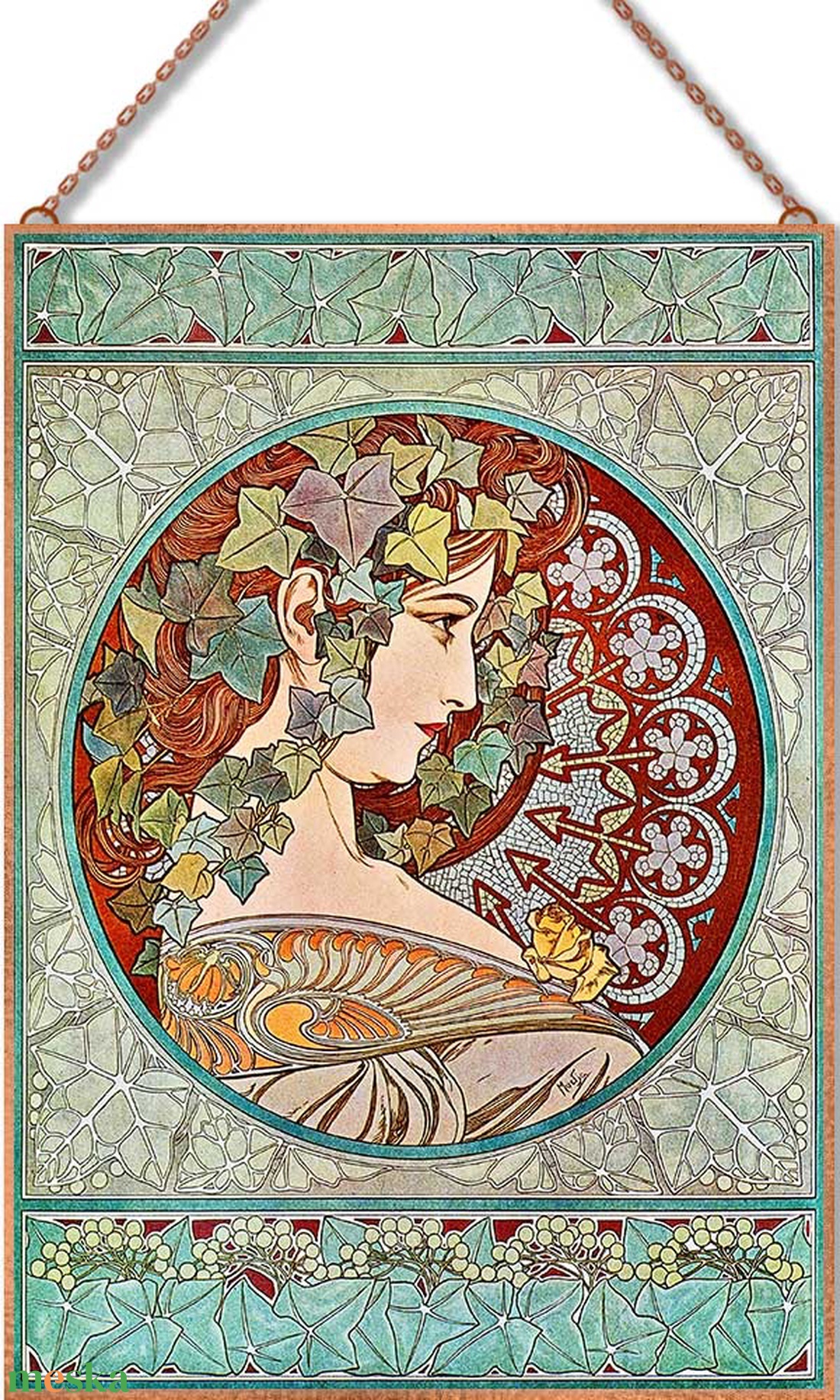 Alfons Mucha üvegkép - otthon & életmód - dekoráció - kép & falikép - üvegkép - Meska.hu Alfons Mucha üvegkép - otthon & életmód - dekoráció - kép & falikép - üvegkép - Meska.hu