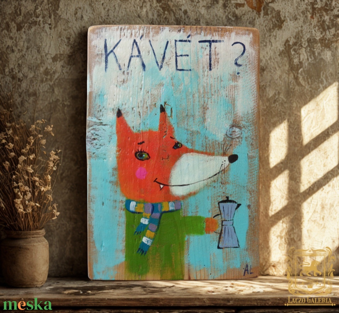 Ki kér Kávét? - Rusztikus Fatábla, Vicces Ajándék ötlet - Egyedi Falidísz, Konyha, Róka koma  - otthon & életmód - dekoráció - fali és függő dekoráció - falra akasztható dekor - Meska.hu Ki kér Kávét? - Rusztikus Fatábla, Vicces Ajándék ötlet - Egyedi Falidísz, Konyha, Róka koma  - otthon & életmód - dekoráció - fali és függő dekoráció - falra akasztható dekor - Meska.hu