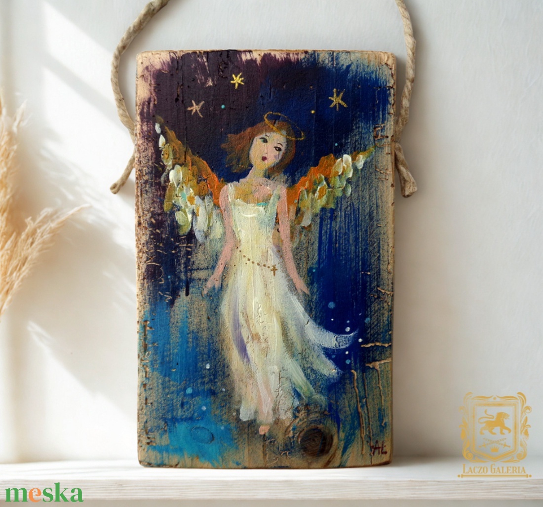Remény angyala - Rusztikus Festett Fa, Dekoráció - Falra akasztható - Ajándék ötlet, Angyal, Karácsony - otthon & életmód - dekoráció - fali és függő dekoráció - függődísz - Meska.hu Remény angyala - Rusztikus Festett Fa, Dekoráció - Falra akasztható - Ajándék ötlet, Angyal, Karácsony - otthon & életmód - dekoráció - fali és függő dekoráció - függődísz - Meska.hu