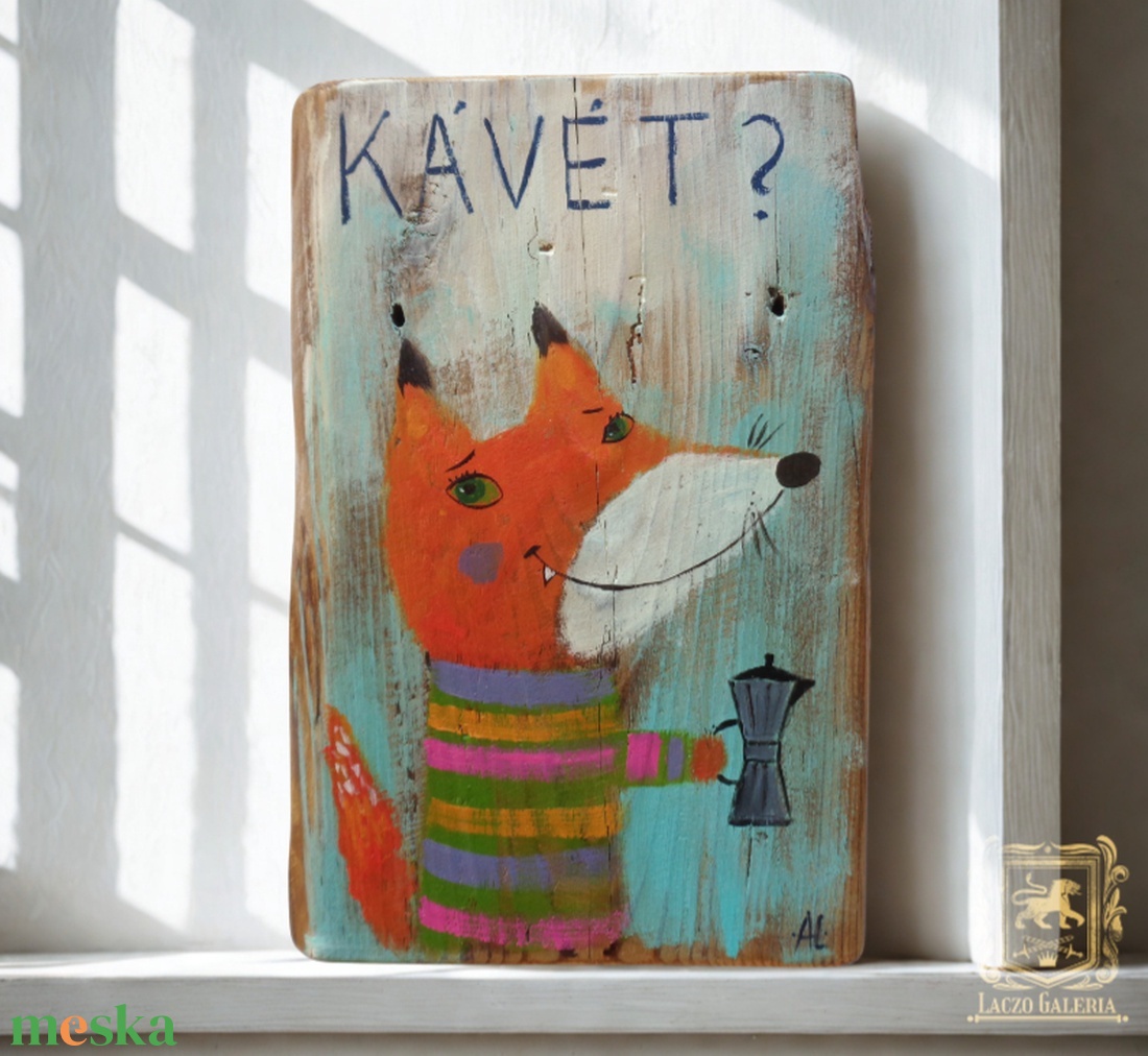 Ki kér Kávét? - Rusztikus Fatábla, Vicces Ajándék ötlet - Egyedi Falidísz, Konyha, Róka koma - otthon & életmód - dekoráció - fali és függő dekoráció - falra akasztható dekor - Meska.hu Ki kér Kávét? - Rusztikus Fatábla, Vicces Ajándék ötlet - Egyedi Falidísz, Konyha, Róka koma - otthon & életmód - dekoráció - fali és függő dekoráció - falra akasztható dekor - Meska.hu