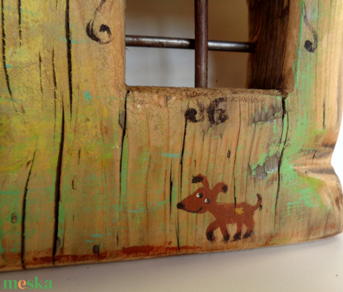 Templom Buksival - Egyedi dekoráció, ajándék ötlet, Gyerekszoba, Karácsony, Kiskutya, Harang - otthon & életmód - dekoráció - fali és függő dekoráció - falra akasztható dekor - Meska.hu