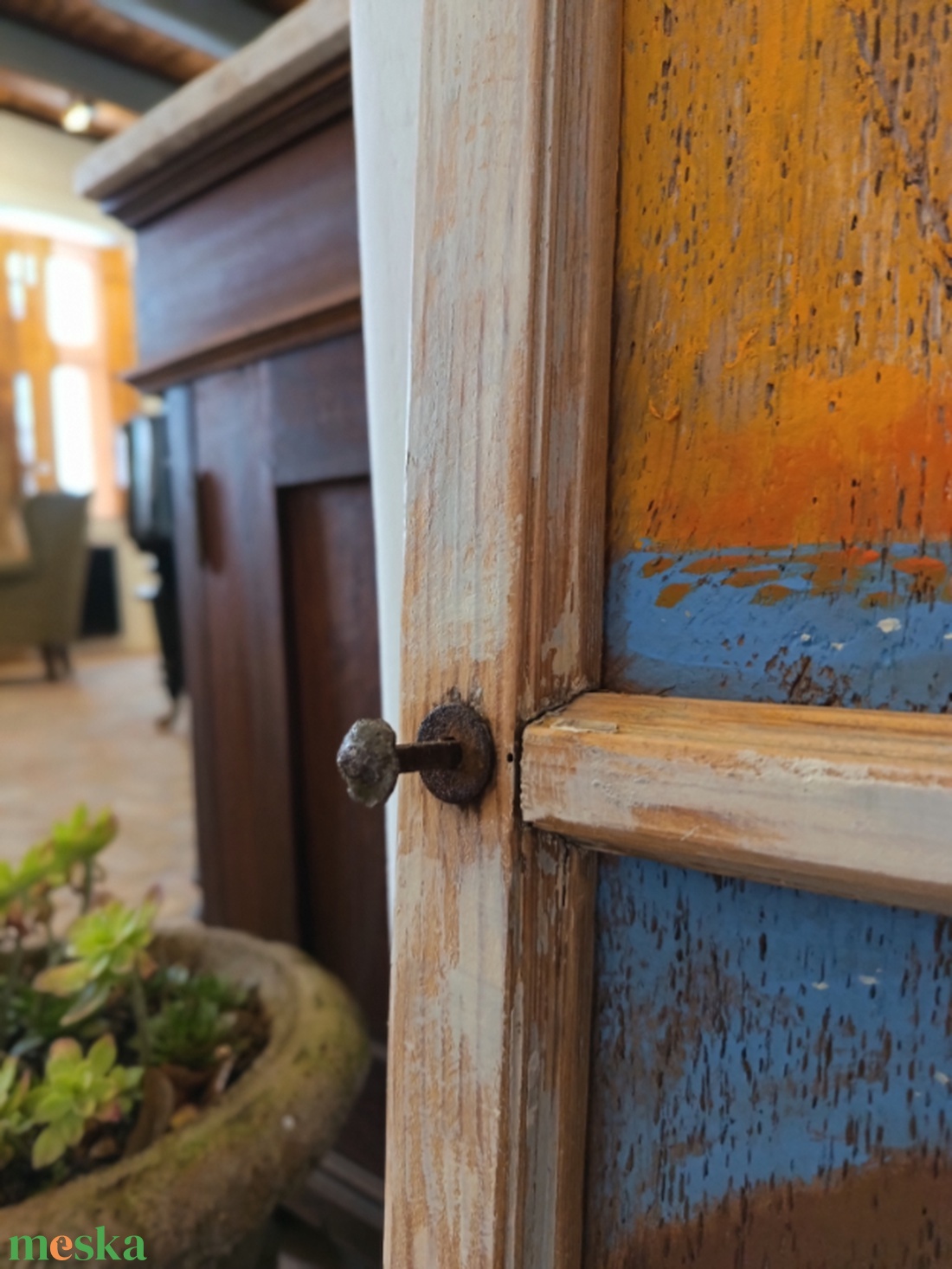 Világítótorony - Naplemente - Ajándék ötlet, Rusztikus Dekoráció,  Fatábla, Ablak, Tenger, Gyerekszoba - otthon & életmód - dekoráció - fali és függő dekoráció - falra akasztható dekor - Meska.hu