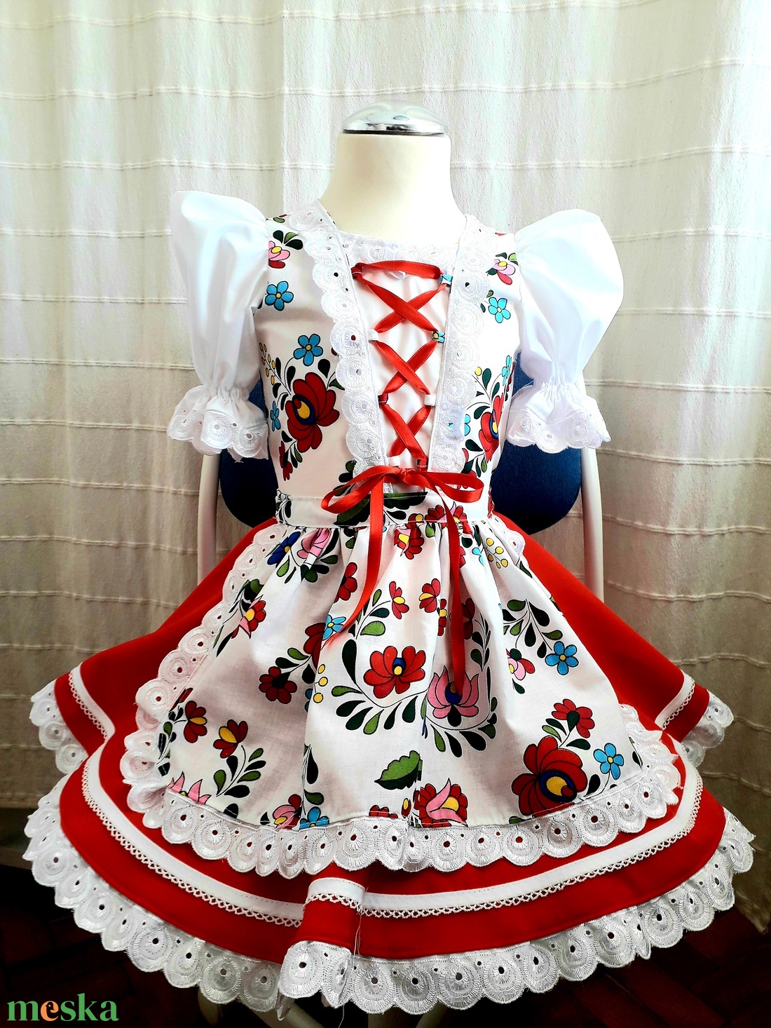 Népi motíumos gyermek ruha - ruha & divat - babaruha & gyerekruha - keresztelő ruha - Meska.hu Népi motíumos gyermek ruha - ruha & divat - babaruha & gyerekruha - keresztelő ruha - Meska.hu