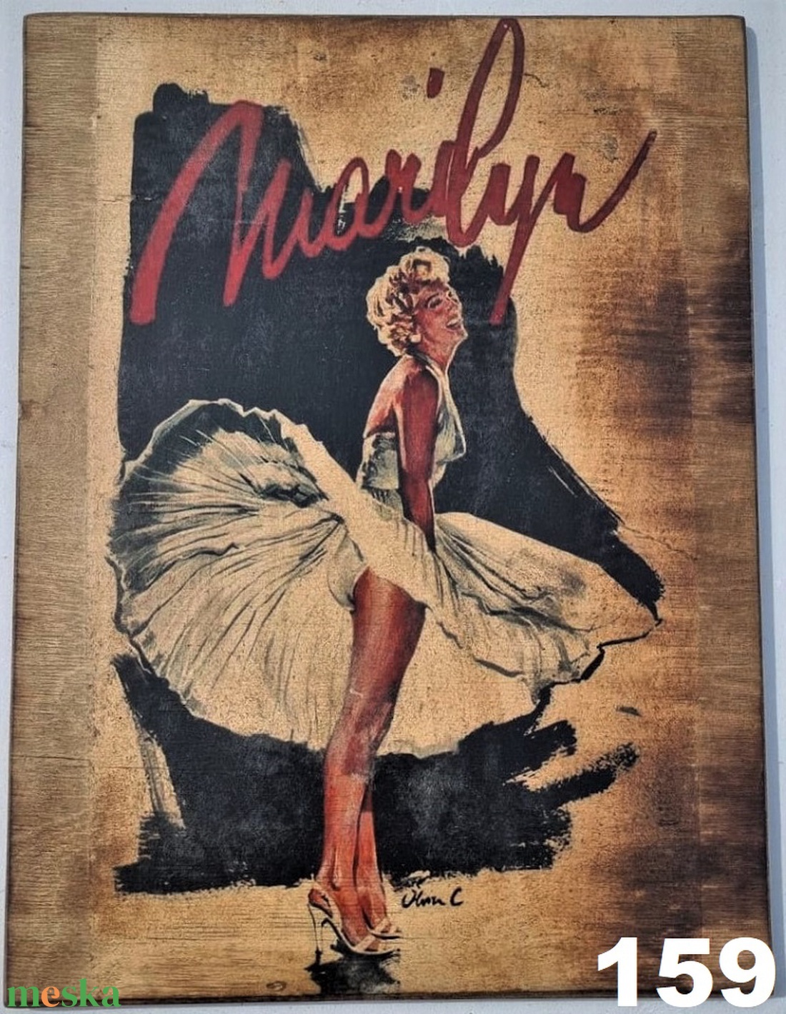 Marilyn Monroe fakép - otthon & életmód - dekoráció - dísztárgy - Meska.hu Marilyn Monroe fakép - otthon & életmód - dekoráció - dísztárgy - Meska.hu