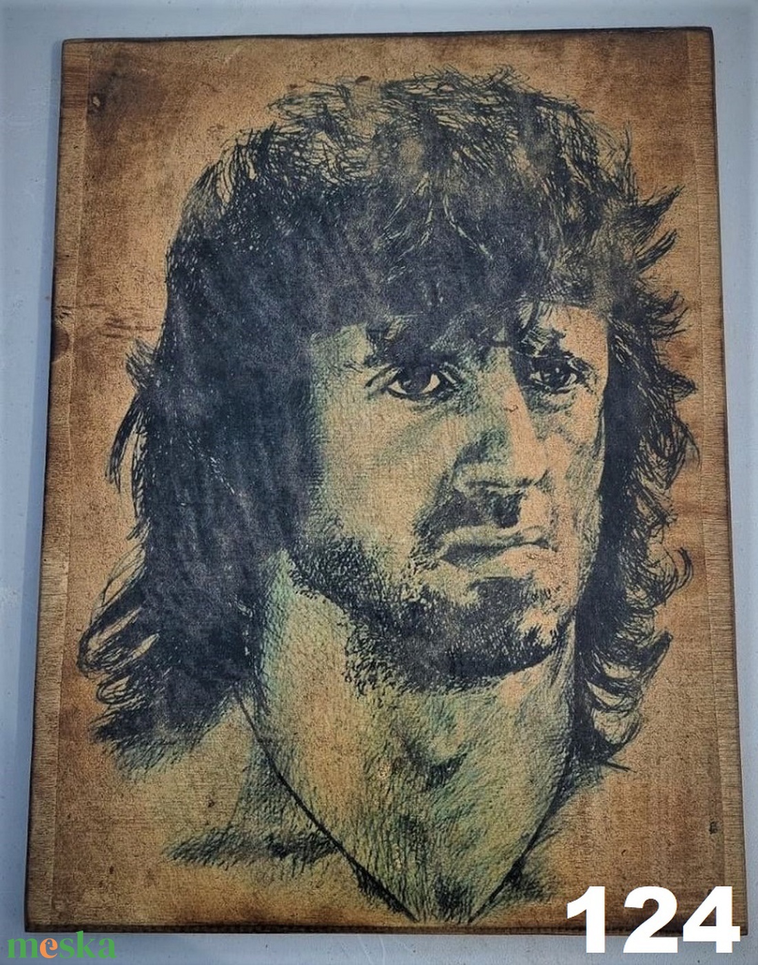 Rambo fakép - otthon & életmód - dekoráció - dísztárgy - Meska.hu Rambo fakép - otthon & életmód - dekoráció - dísztárgy - Meska.hu