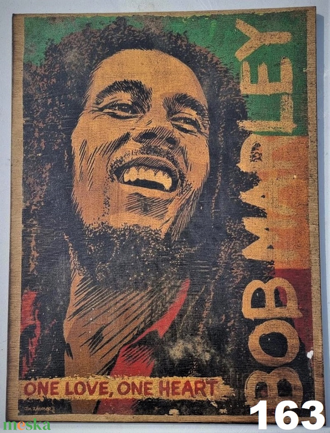 Bob Marley fakép - otthon & életmód - dekoráció - dísztárgy - Meska.hu Bob Marley fakép - otthon & életmód - dekoráció - dísztárgy - Meska.hu