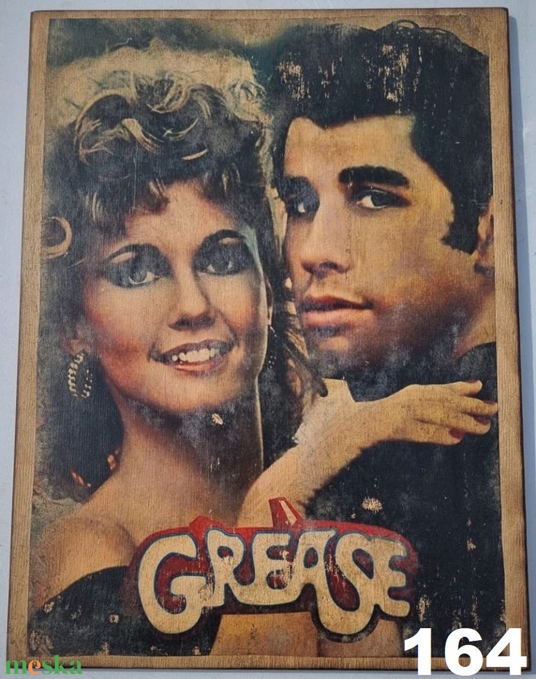 Grease fakép - otthon & életmód - dekoráció - dísztárgy - Meska.hu Grease fakép - otthon & életmód - dekoráció - dísztárgy - Meska.hu