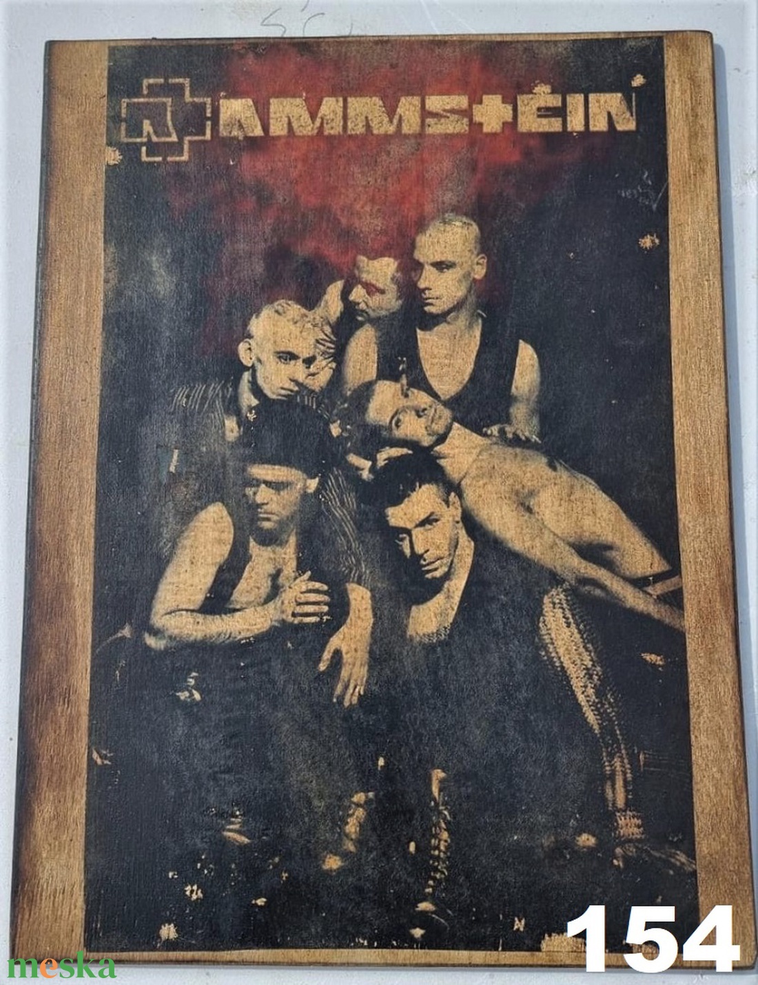 Rammstein fakép - otthon & életmód - dekoráció - dísztárgy - Meska.hu Rammstein fakép - otthon & életmód - dekoráció - dísztárgy - Meska.hu