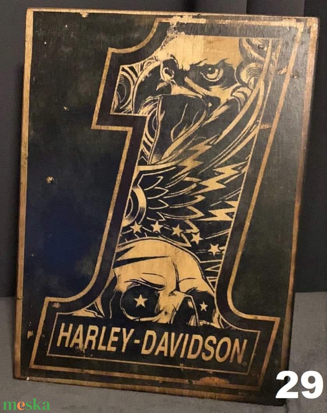 Harley Davidson fakép - otthon & életmód - dekoráció - dísztárgy - Meska.hu Harley Davidson fakép - otthon & életmód - dekoráció - dísztárgy - Meska.hu