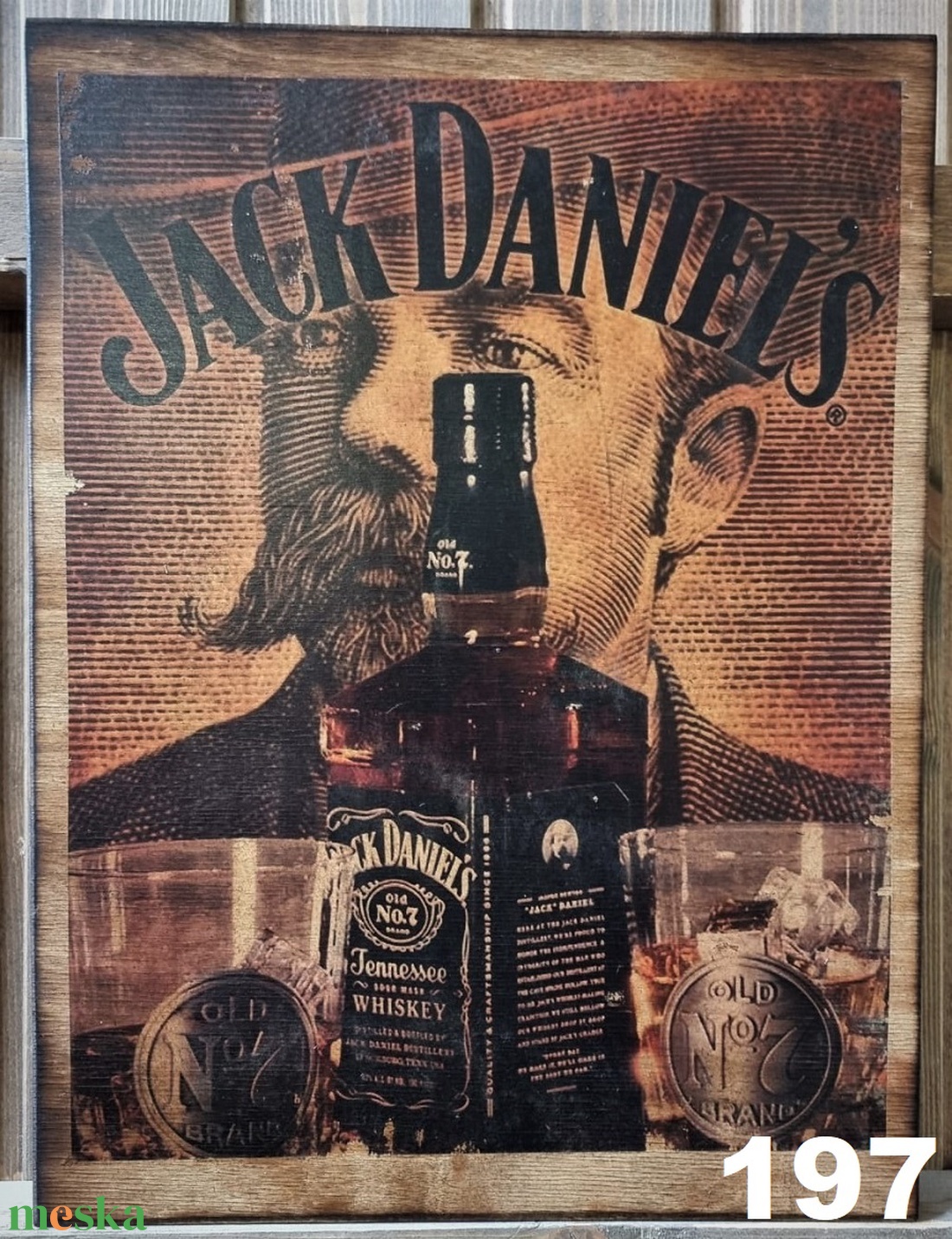 Jack Daniels fakép - otthon & életmód - dekoráció - dísztárgy - Meska.hu Jack Daniels fakép - otthon & életmód - dekoráció - dísztárgy - Meska.hu