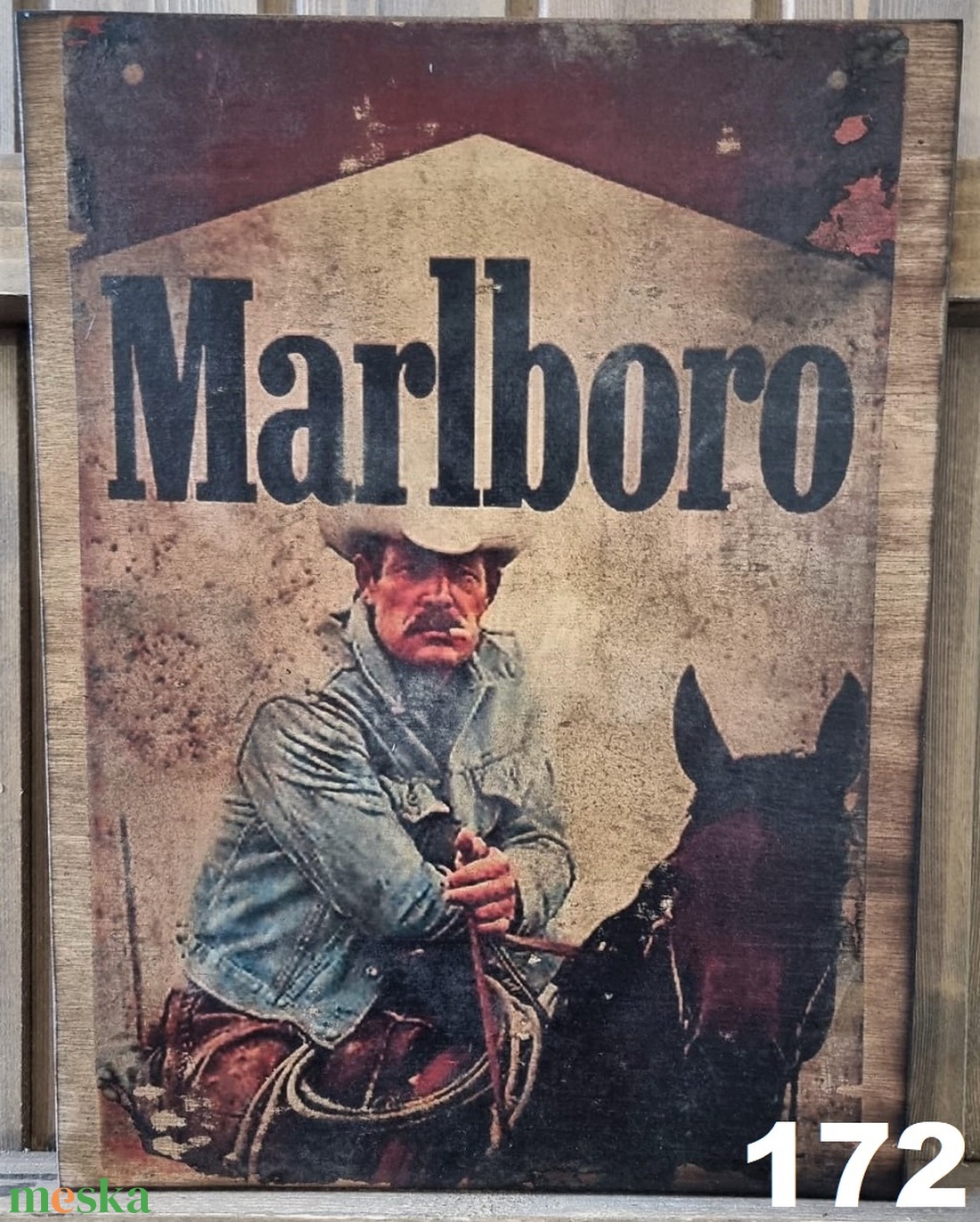 Marlboro reklám fakép - otthon & életmód - dekoráció - dísztárgy - Meska.hu Marlboro reklám fakép - otthon & életmód - dekoráció - dísztárgy - Meska.hu