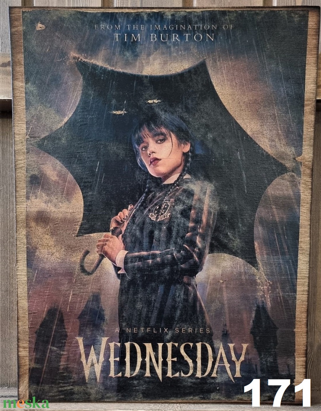 Wednesday fakép - otthon & életmód - dekoráció - dísztárgy - Meska.hu Wednesday fakép - otthon & életmód - dekoráció - dísztárgy - Meska.hu