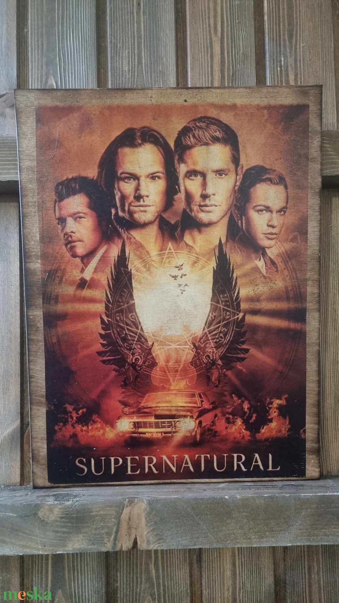 Supernatural fakép - otthon & életmód - dekoráció - dísztárgy - Meska.hu Supernatural fakép - otthon & életmód - dekoráció - dísztárgy - Meska.hu