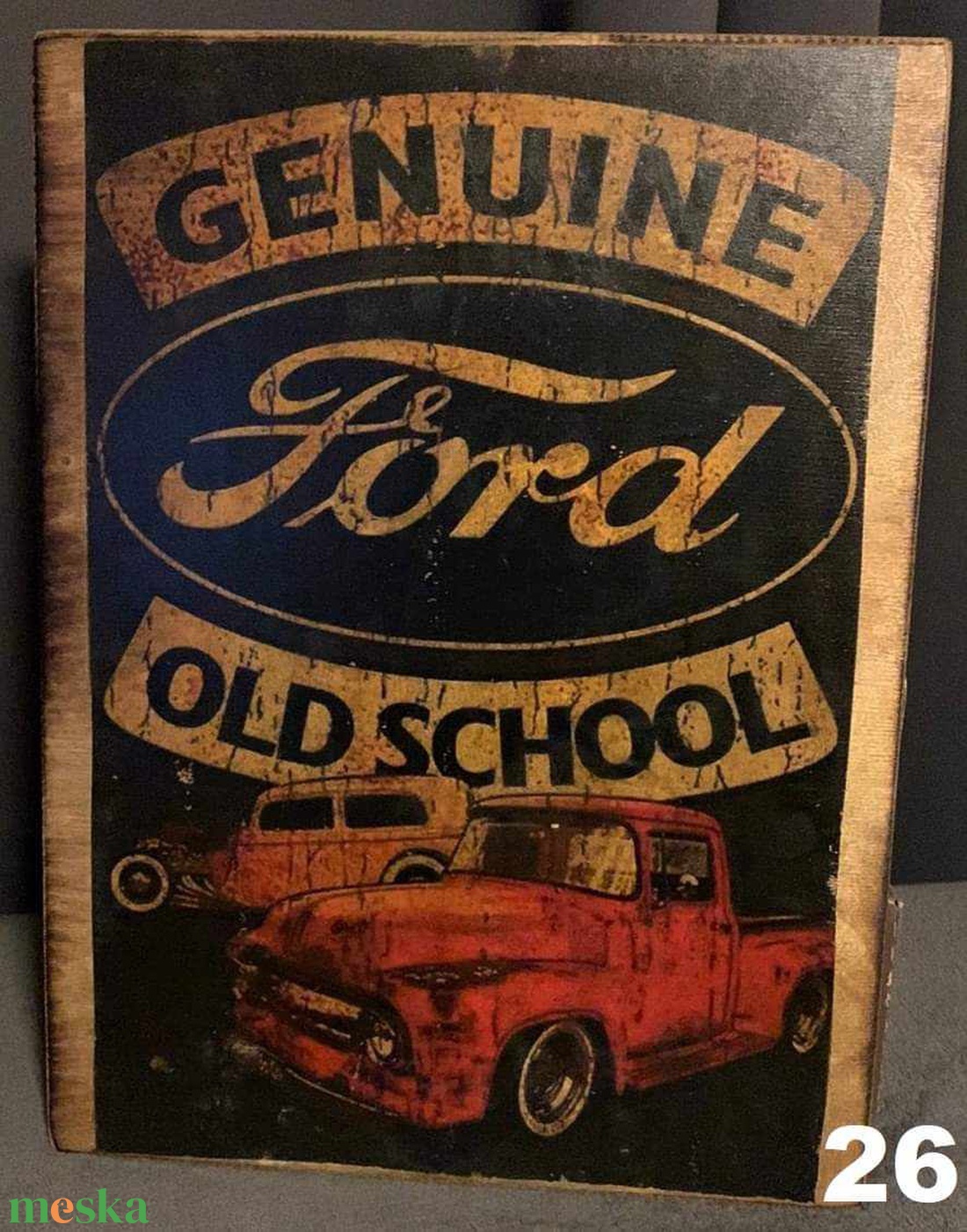 Ford fakép - otthon & életmód - dekoráció - dísztárgy - Meska.hu Ford fakép - otthon & életmód - dekoráció - dísztárgy - Meska.hu
