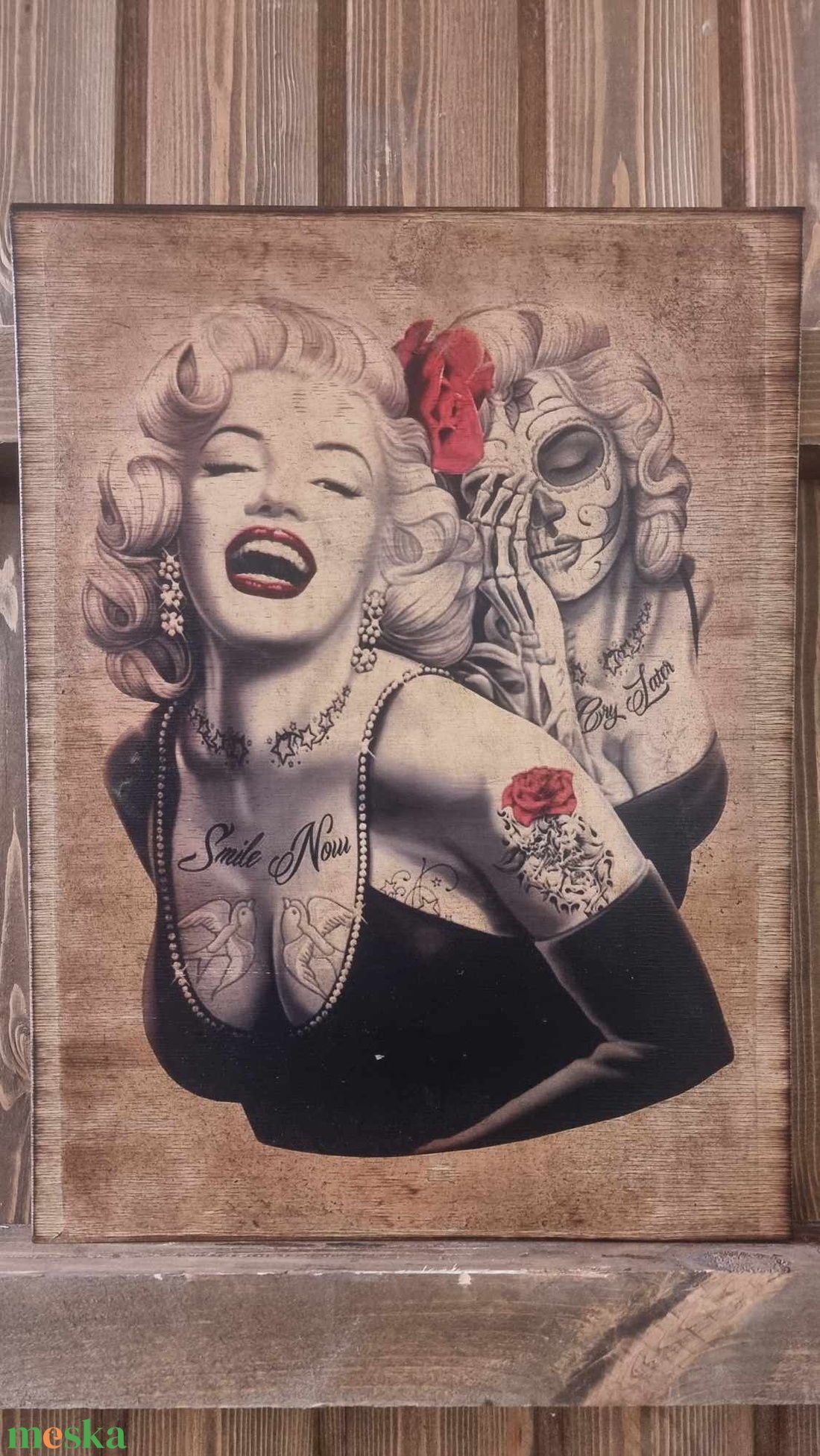 Monroe fakép - otthon & életmód - dekoráció - dísztárgy - Meska.hu Monroe fakép - otthon & életmód - dekoráció - dísztárgy - Meska.hu