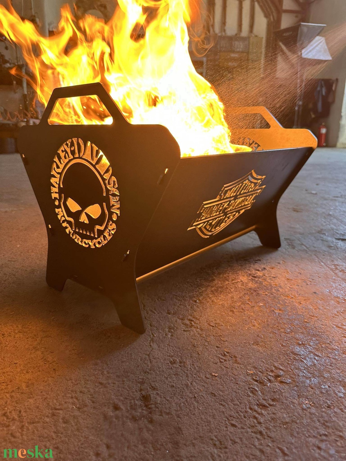 Harley Davidson tűzrakó - otthon & életmód - ház & kert - bográcsozás, grillezés - Meska.hu Harley Davidson tűzrakó - otthon & életmód - ház & kert - bográcsozás, grillezés - Meska.hu