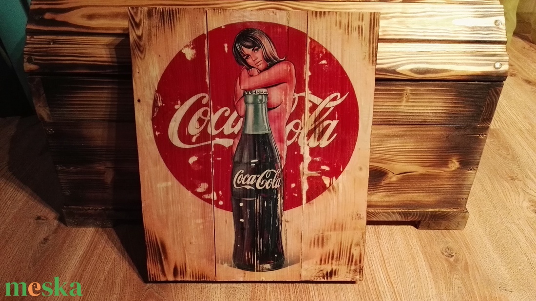 Retro Coca Cola fakép - otthon & életmód - dekoráció - dísztárgy - Meska.hu Retro Coca Cola fakép - otthon & életmód - dekoráció - dísztárgy - Meska.hu