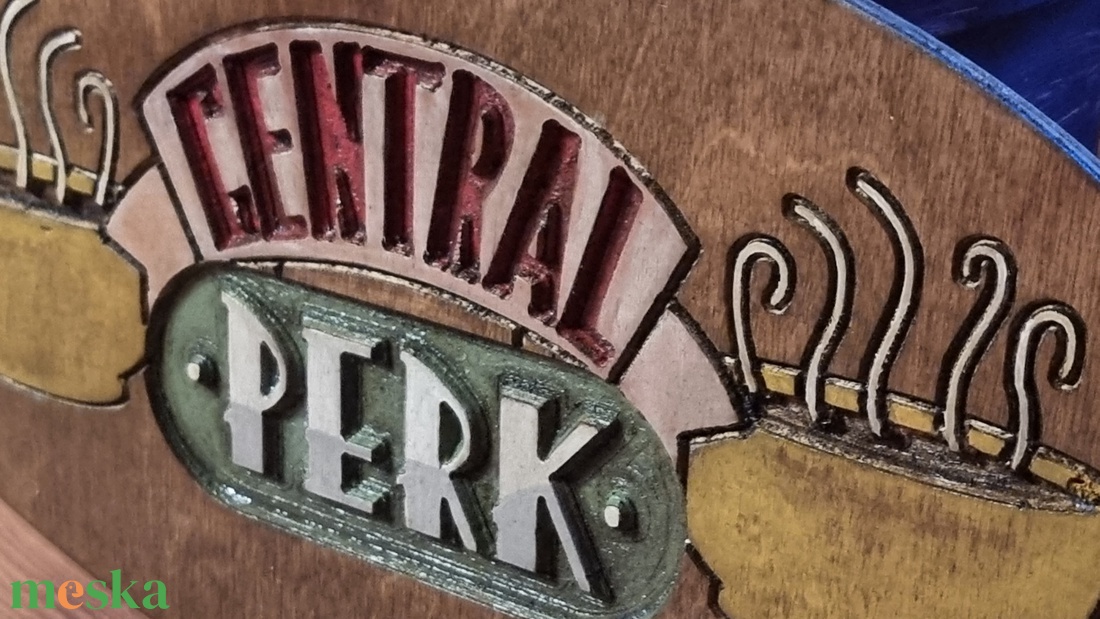Central Perk gravírozott fatábla - otthon & életmód - dekoráció - fali és függő dekoráció - falra akasztható dekor - Meska.hu Central Perk gravírozott fatábla - otthon & életmód - dekoráció - fali és függő dekoráció - falra akasztható dekor - Meska.hu
