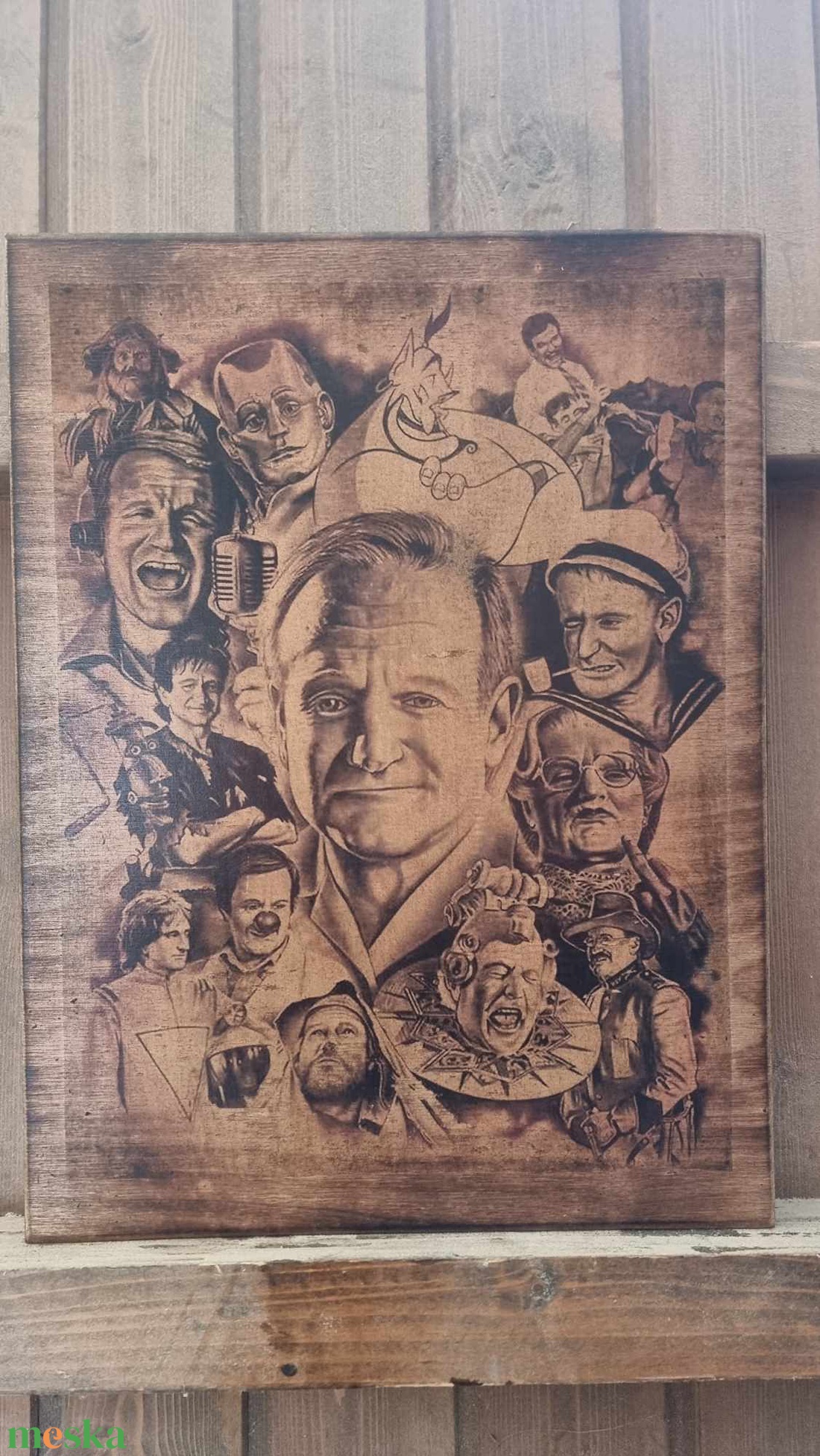 Robin Williams fakép - otthon & életmód - dekoráció - dísztárgy - Meska.hu Robin Williams fakép - otthon & életmód - dekoráció - dísztárgy - Meska.hu