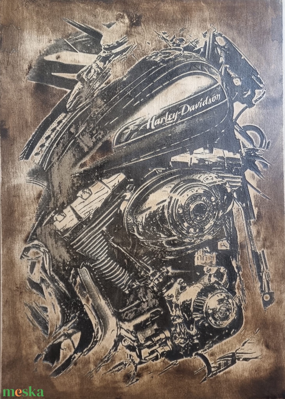 Harley Davidson lézergravír - otthon & életmód - dekoráció - kép & falikép - táblakép - Meska.hu Harley Davidson lézergravír - otthon & életmód - dekoráció - kép & falikép - táblakép - Meska.hu