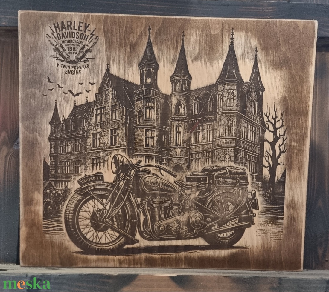 Harley Davidson Lézergravírozott fakép - otthon & életmód - dekoráció - kép & falikép - 3d képek - Meska.hu Harley Davidson Lézergravírozott fakép - otthon & életmód - dekoráció - kép & falikép - 3d képek - Meska.hu