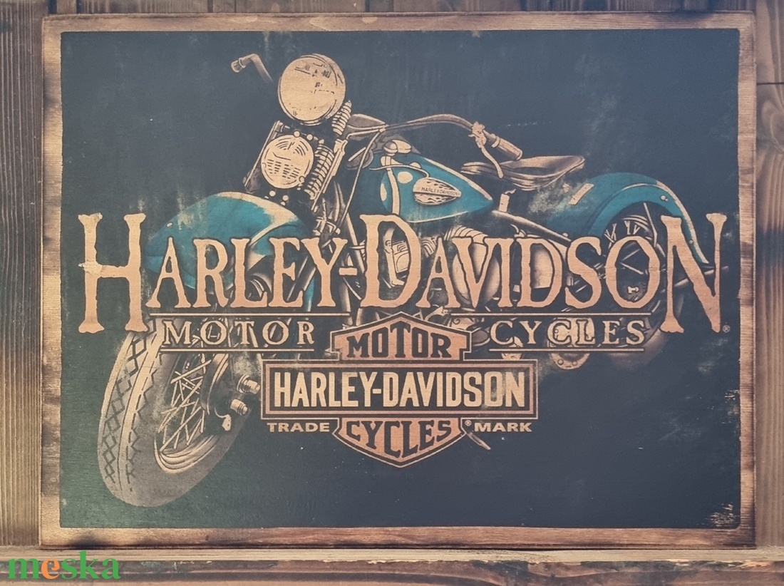 Harley Davidson fakép - otthon & életmód - dekoráció - dísztárgy - Meska.hu Harley Davidson fakép - otthon & életmód - dekoráció - dísztárgy - Meska.hu