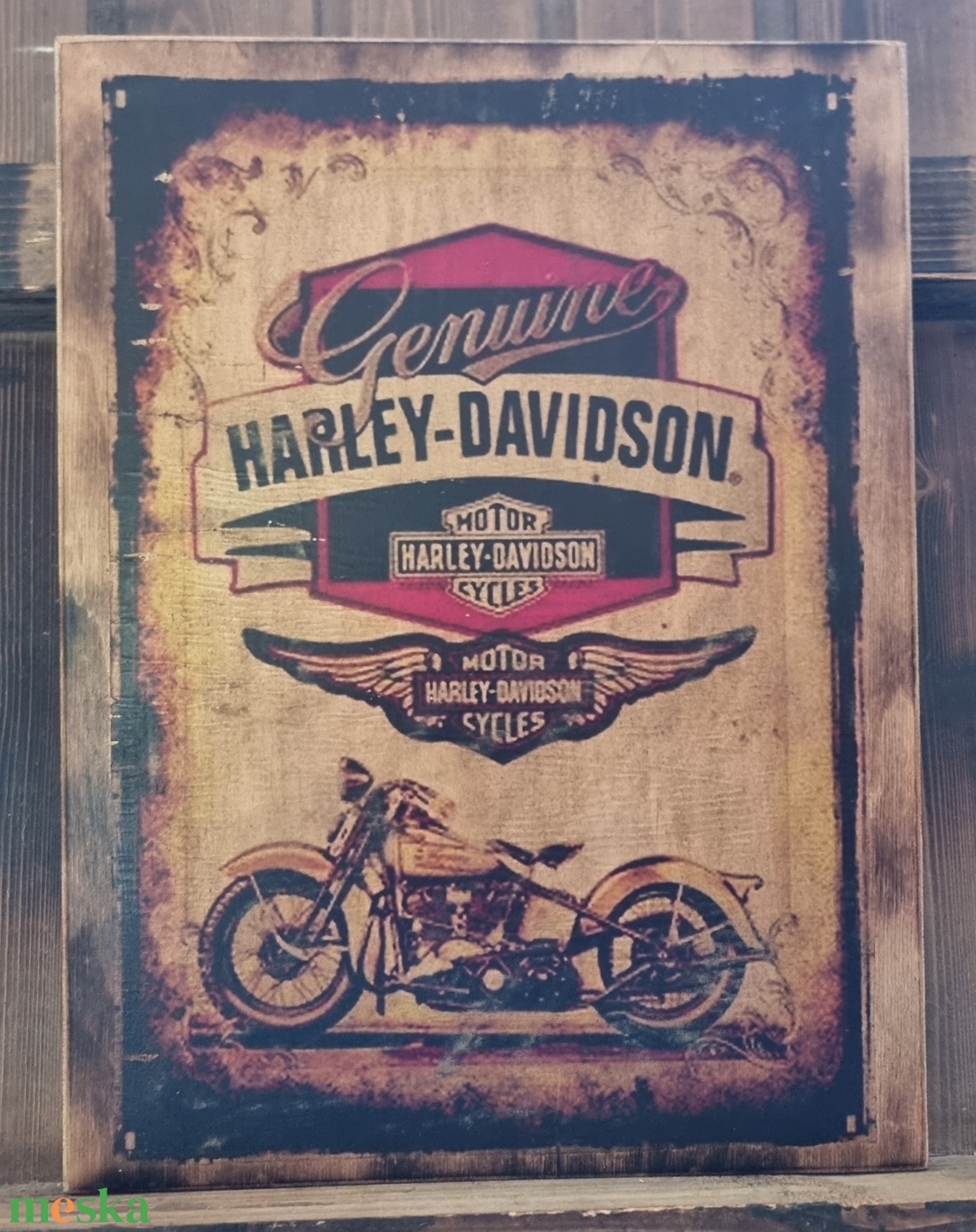 Harley Davidson fakép - otthon & életmód - dekoráció - dísztárgy - Meska.hu Harley Davidson fakép - otthon & életmód - dekoráció - dísztárgy - Meska.hu