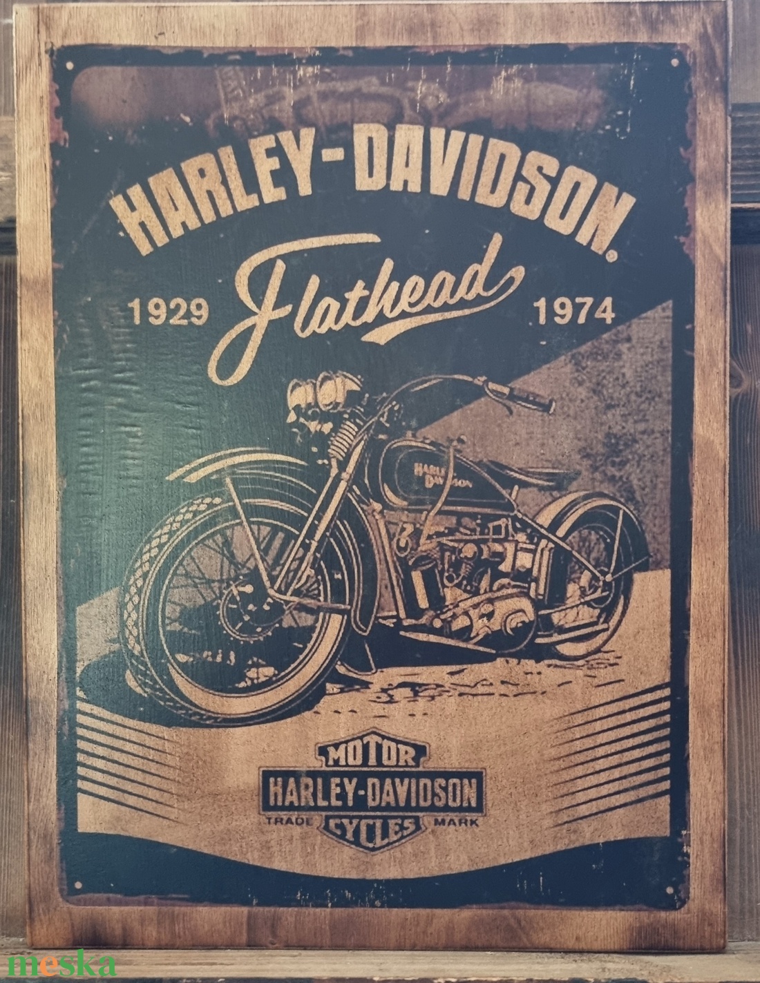 Harley Davidson fakép - otthon & életmód - dekoráció - dísztárgy - Meska.hu Harley Davidson fakép - otthon & életmód - dekoráció - dísztárgy - Meska.hu