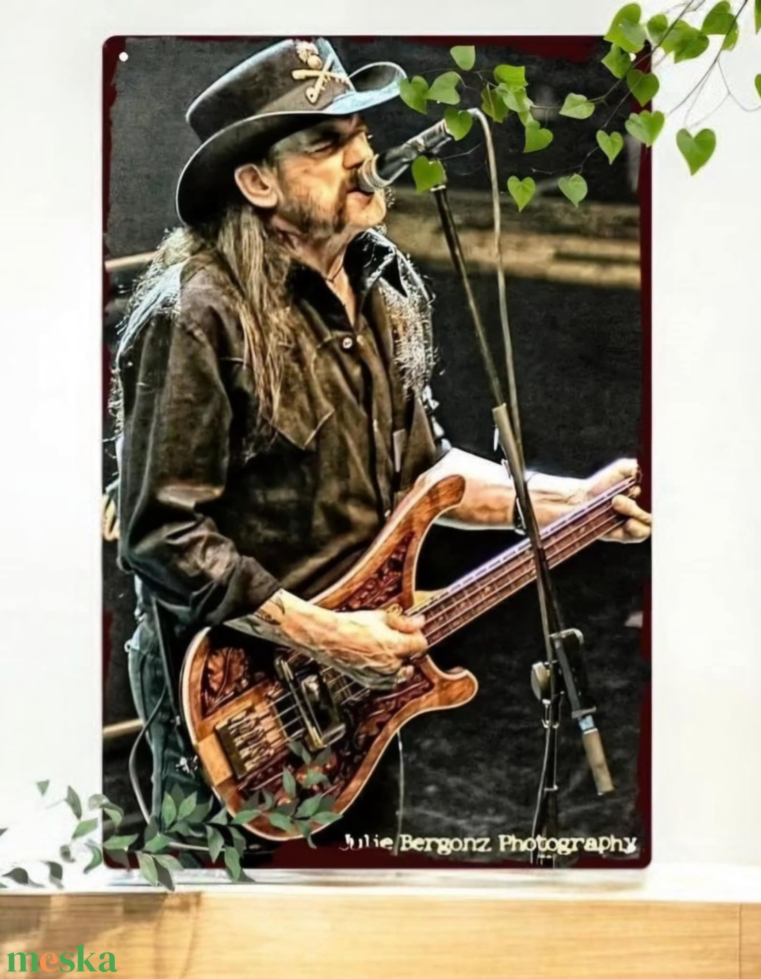 Retro Lemmy Motörhead fémtábla - otthon & életmód - dekoráció - ajtó- és ablak dekoráció - ajtótábla - Meska.hu