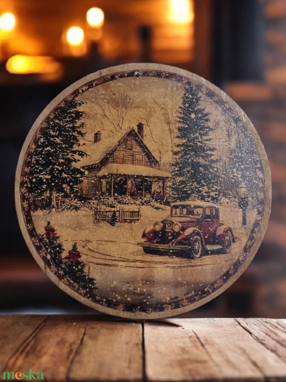 Karácsonyi ajtódísz - karácsony - adventi díszek - adventi ajtódísz - Meska.hu