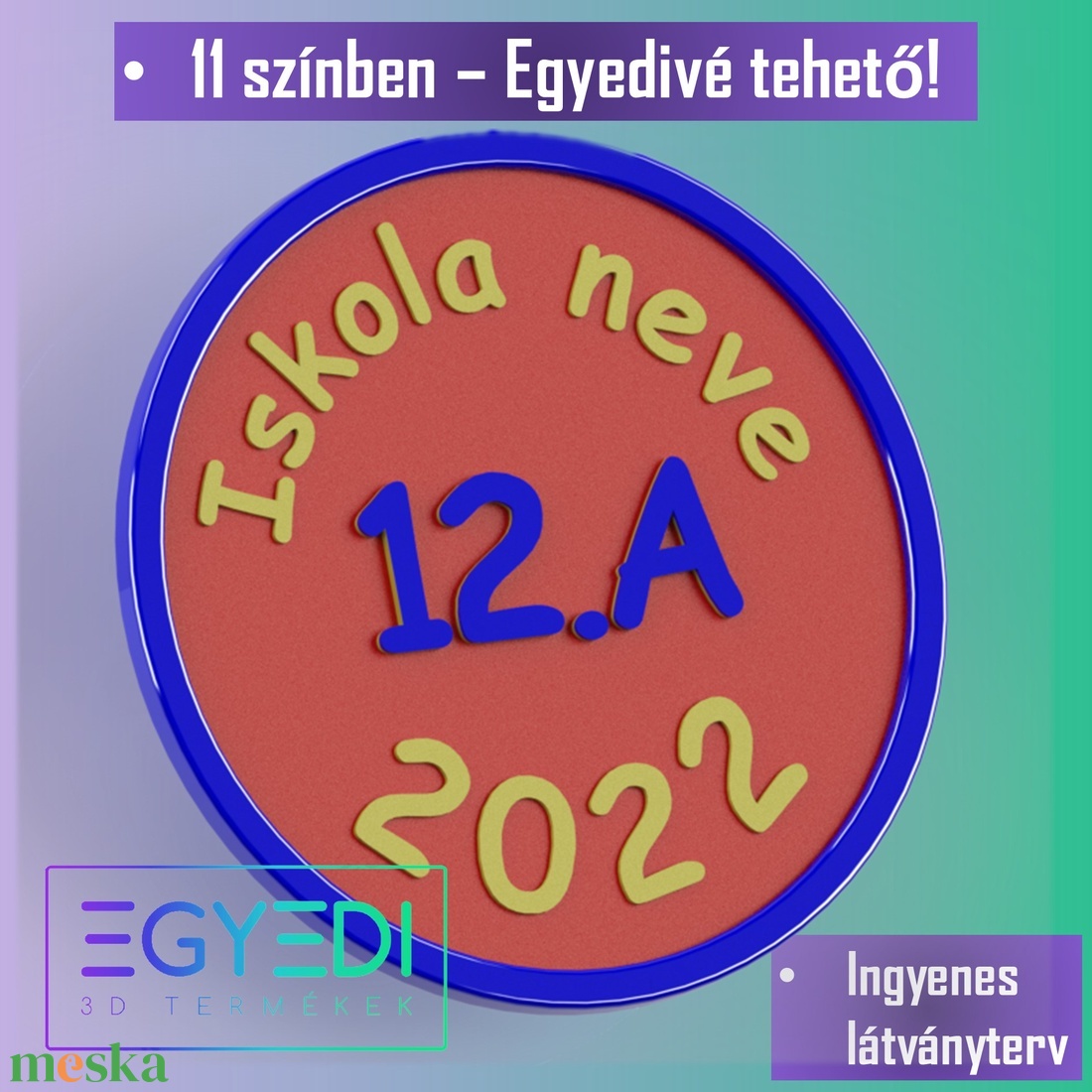 Gombavató, szalagavató, gomb, kitűző. Teljesen egyedivé tehető! Végtelen színkombináció. Ingyenes látványterv! - ékszer - kitűző és bross - Meska.hu